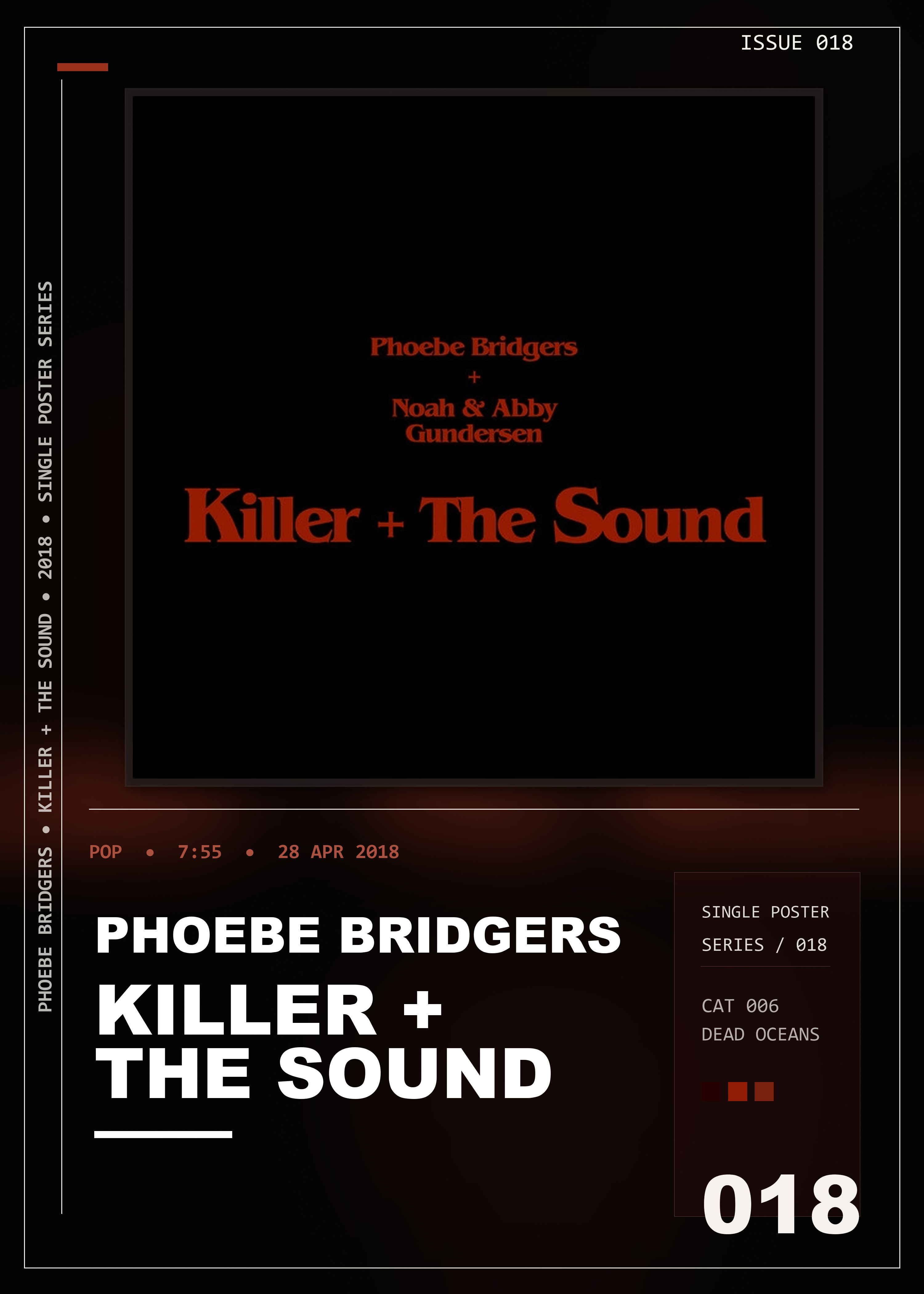Music poster: Phoebe Bridgers - Killer The Sound