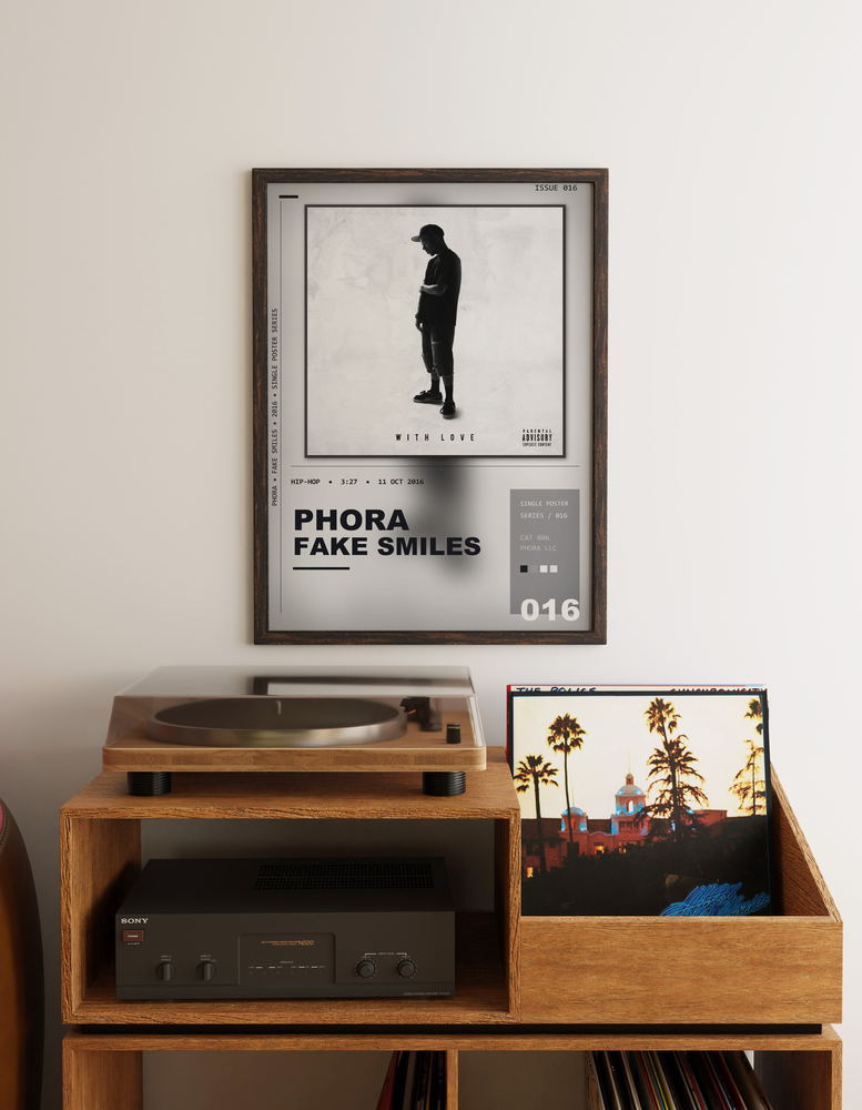 Music poster: Phora - Fake Smiles