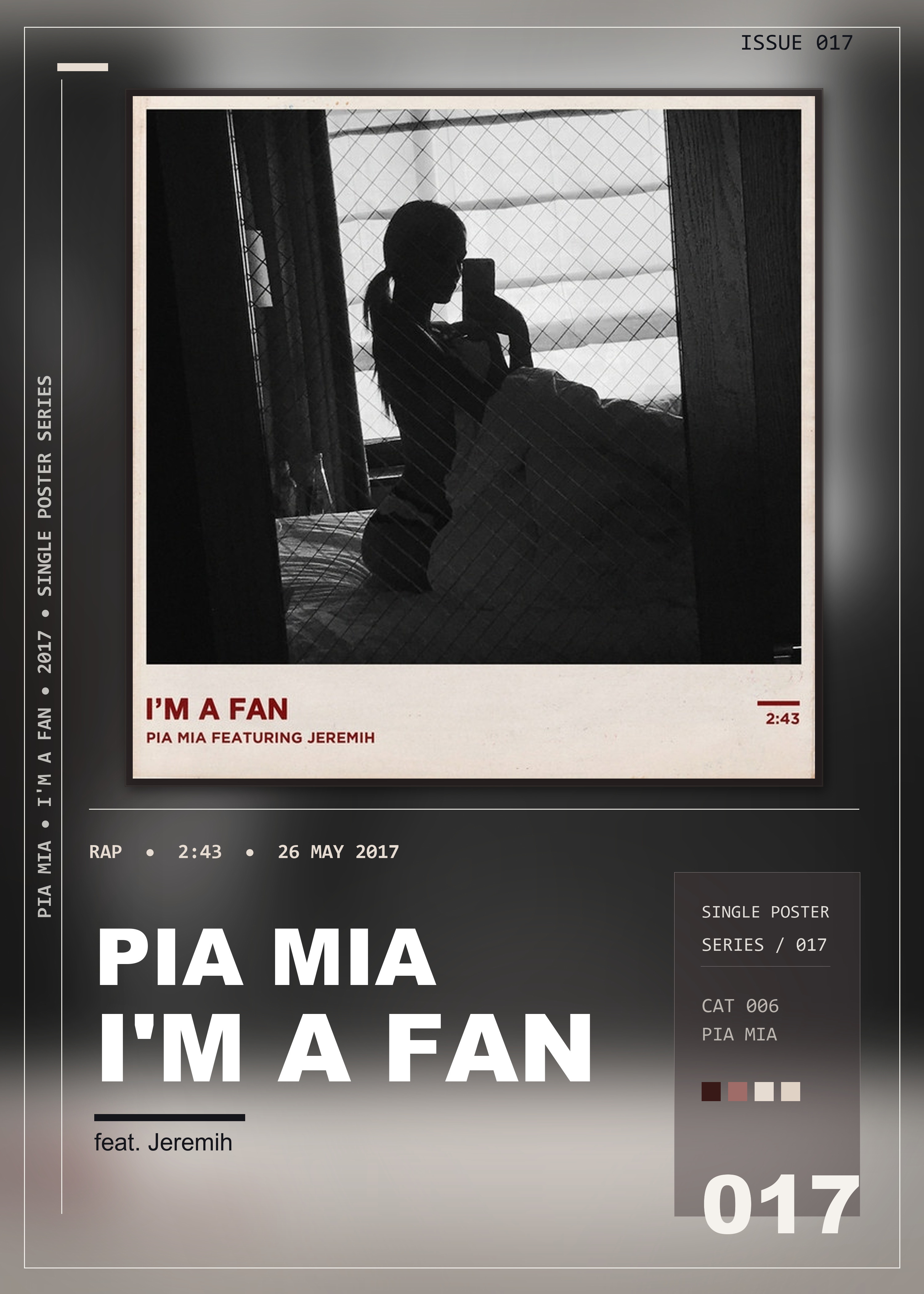 Music poster: Pia Mia - Im A Fan feat Jeremih