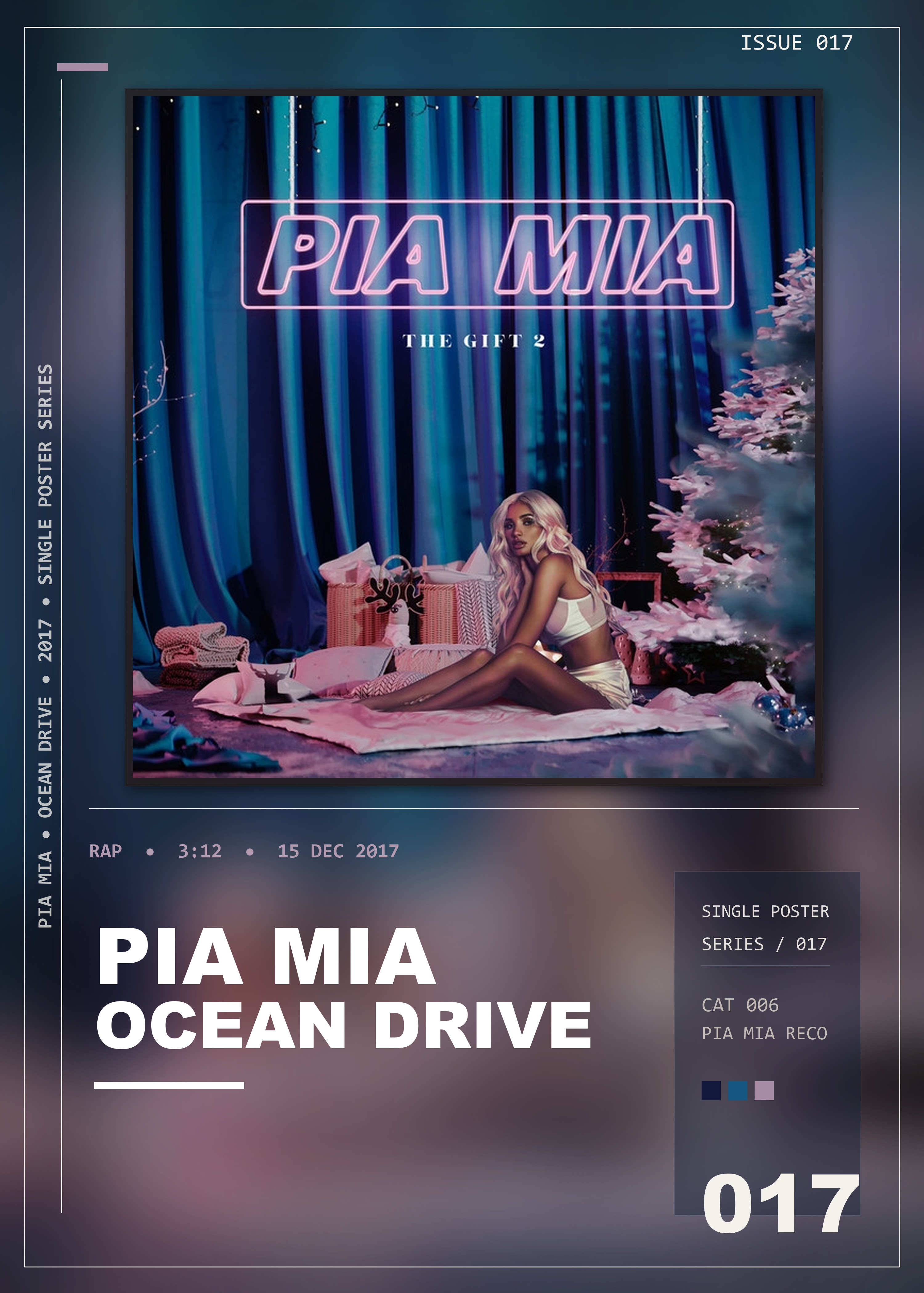 Music poster: Pia Mia - Ocean Drive