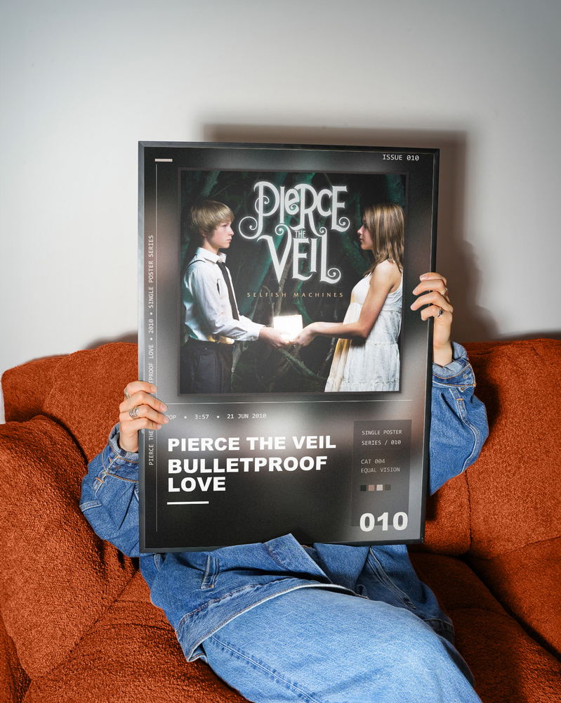 Music poster: Pierce The Veil - Bulletproof Love