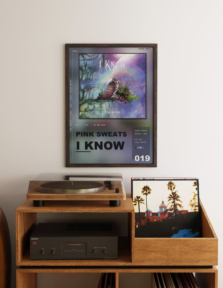Music poster: Pink Sweat - I Know