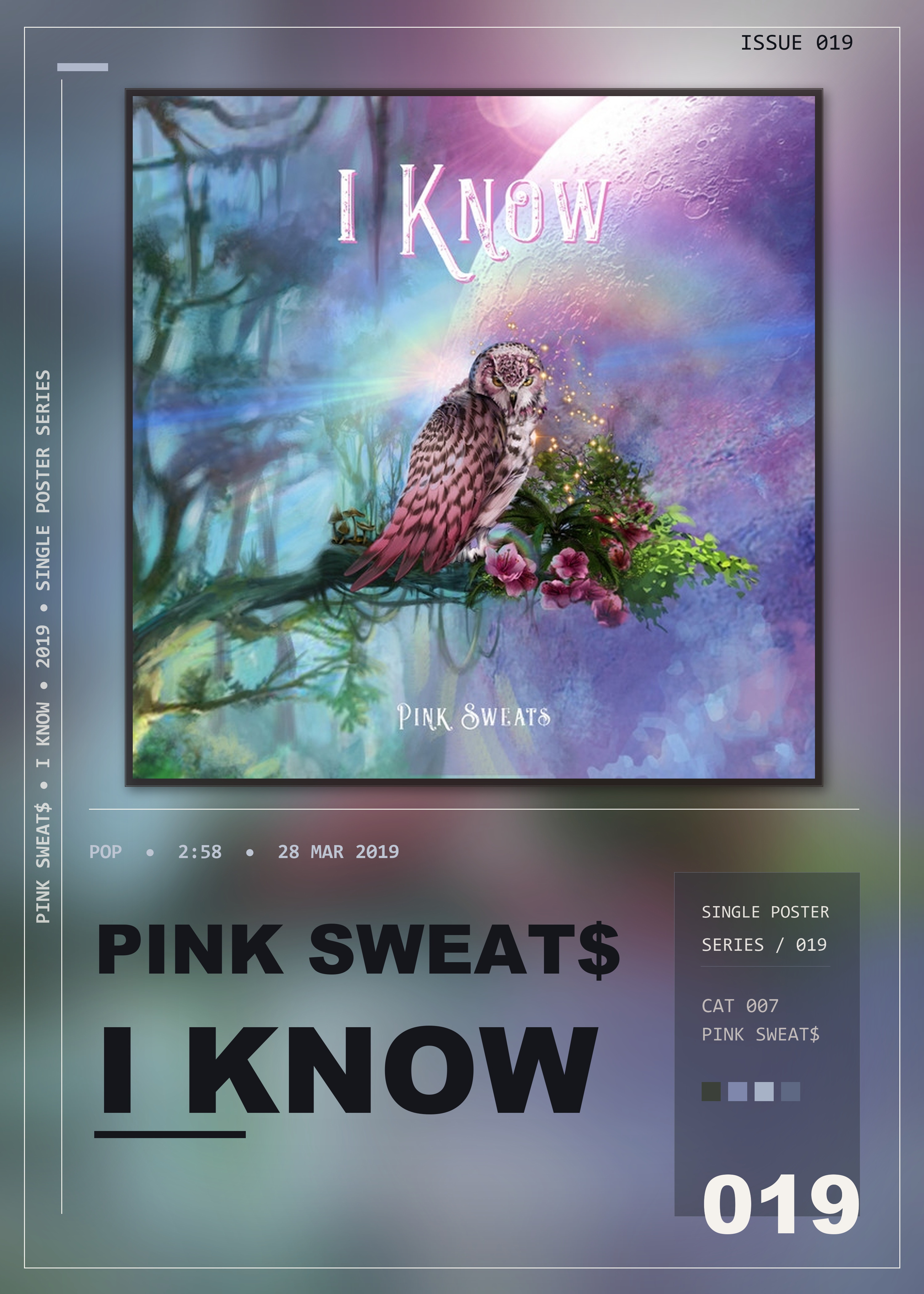 Music poster: Pink Sweat - I Know