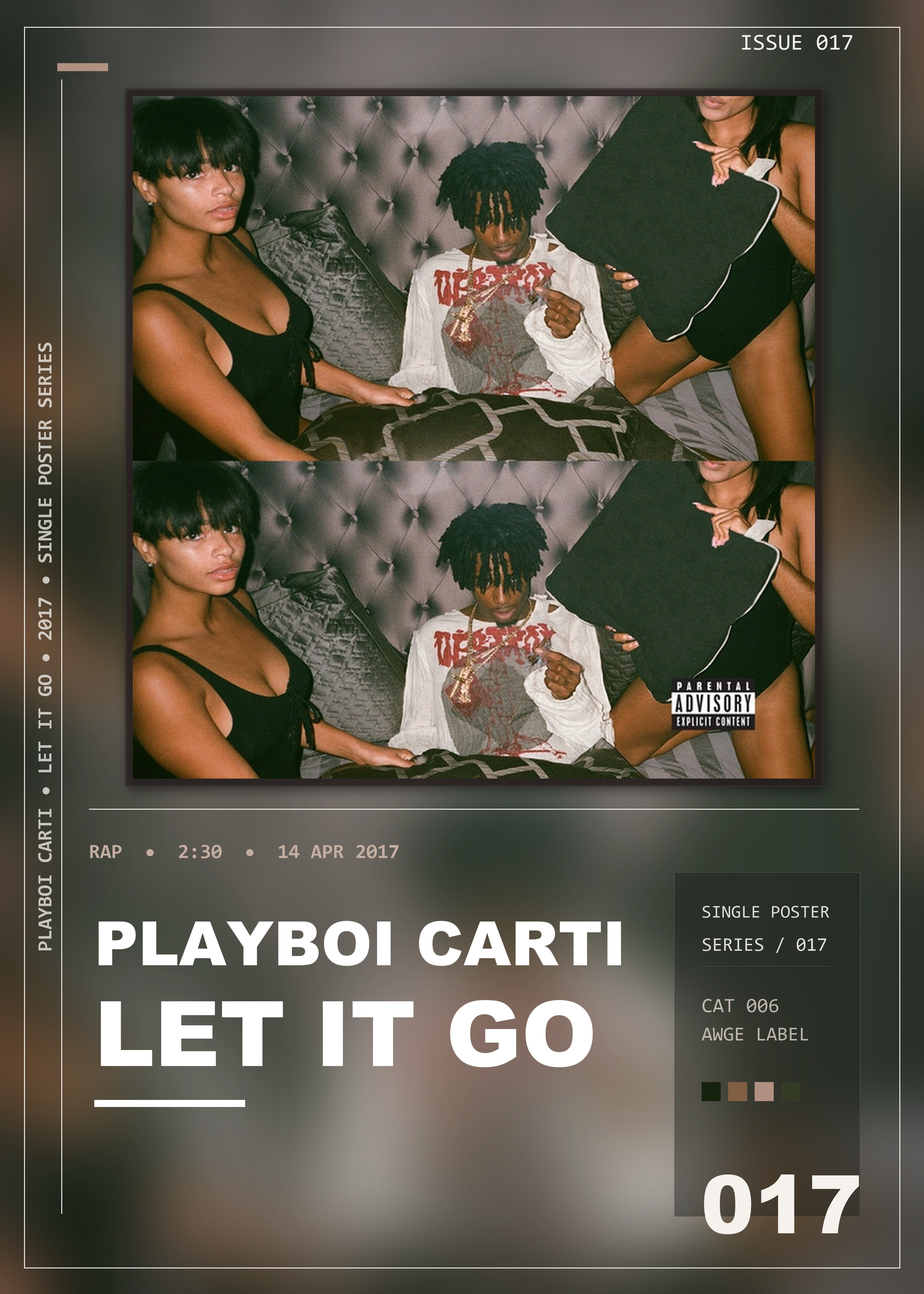Music poster: Playboi Carti - Let It Go