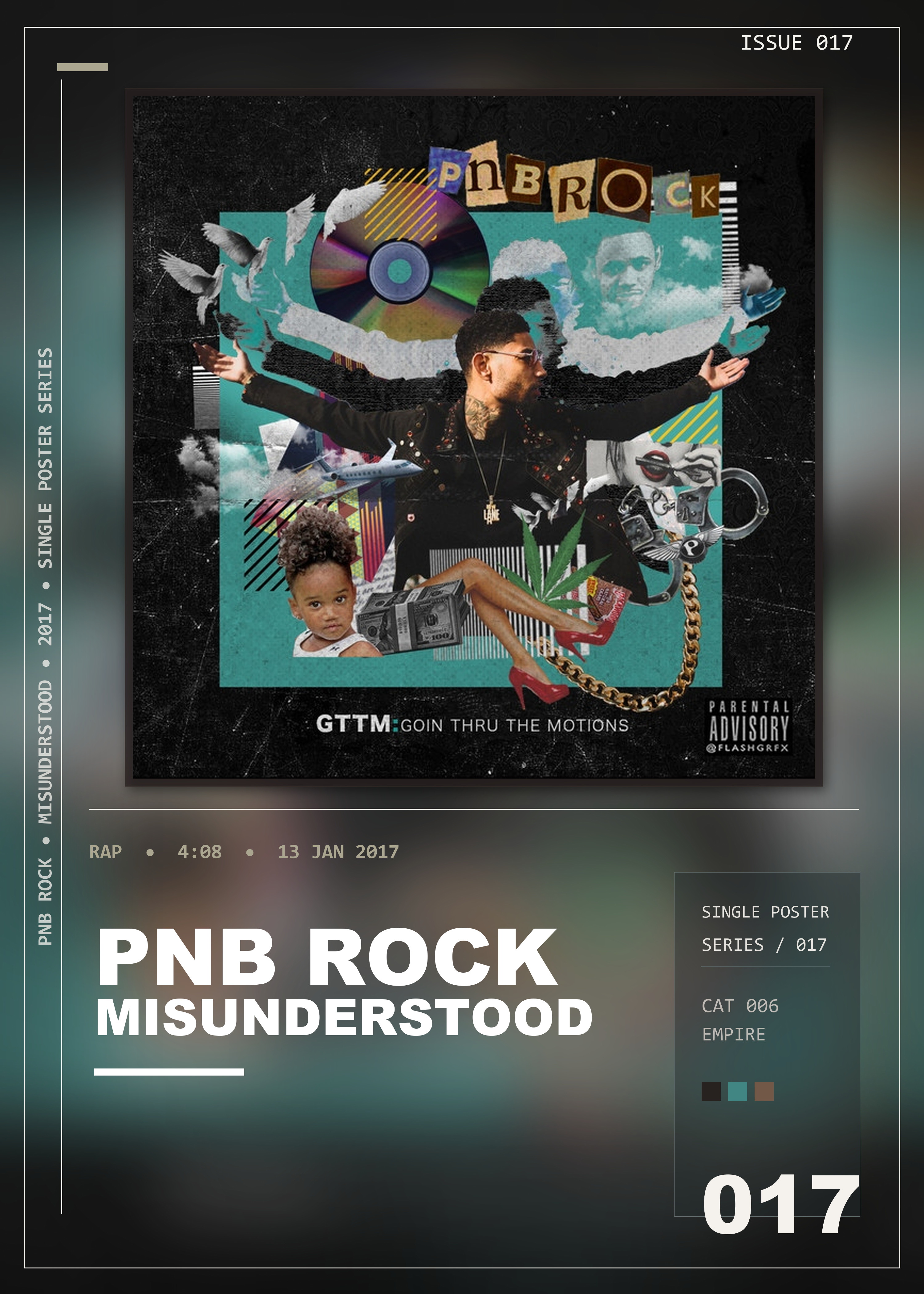Music poster: PnB Rock - Misunderstood