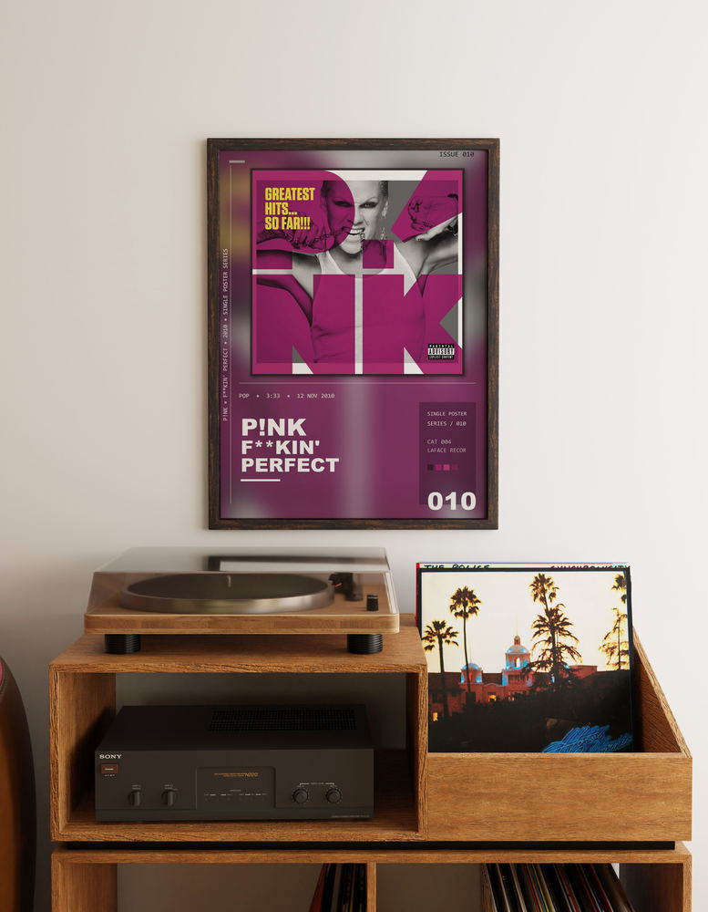 Music poster: Pnk - Fkin Perfect