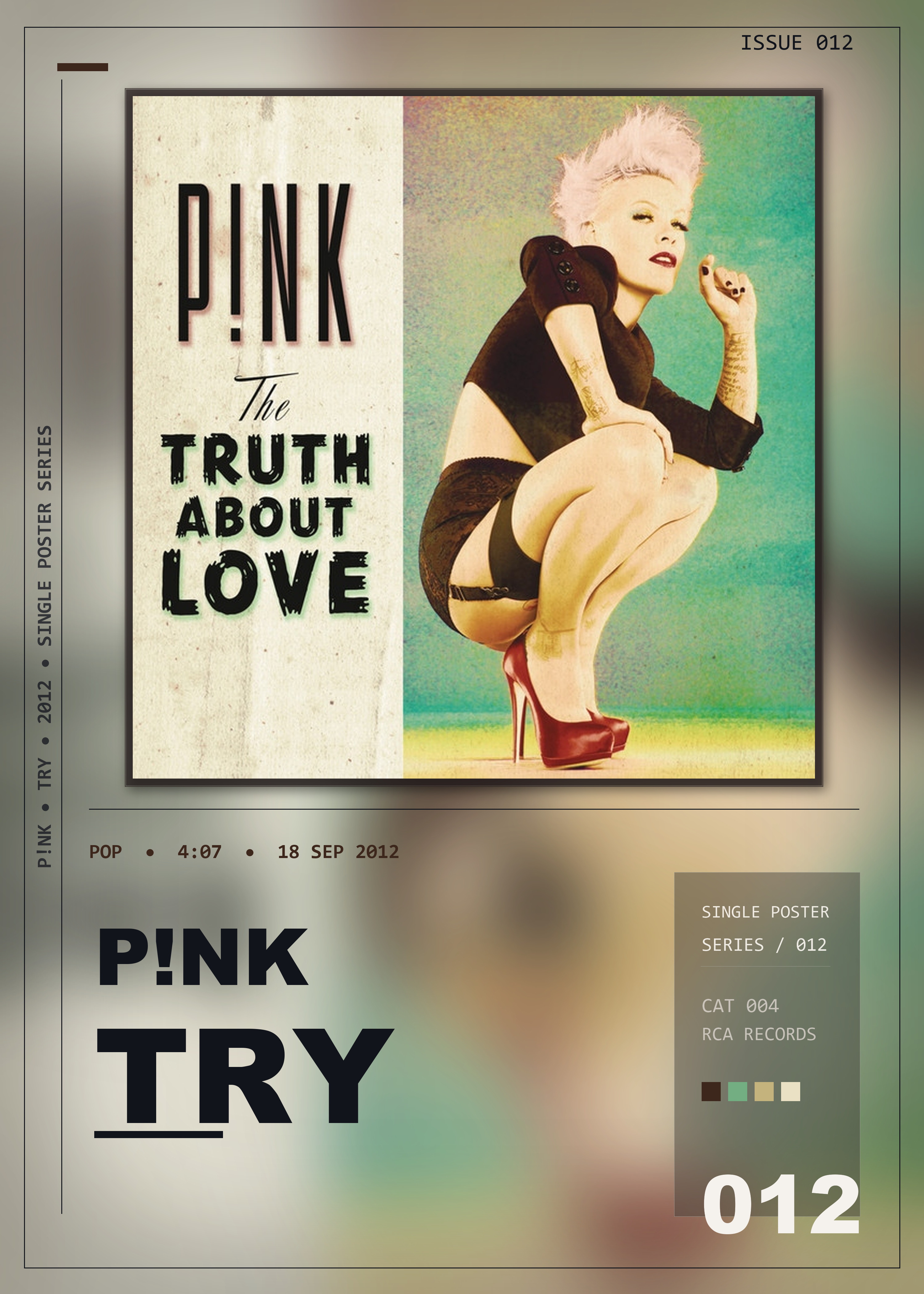Music poster: Pnk - Try