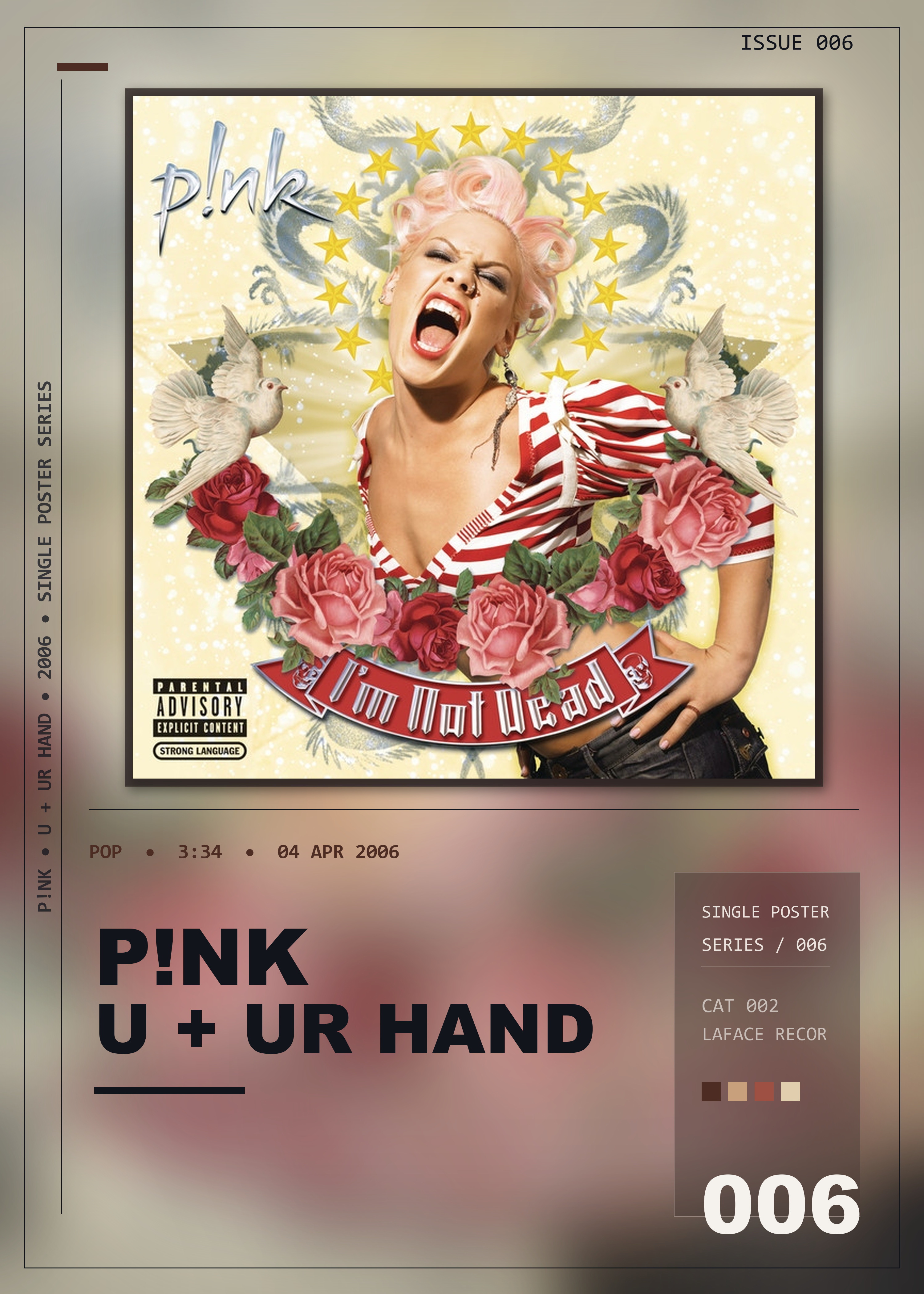 Music poster: Pnk - U Ur Hand