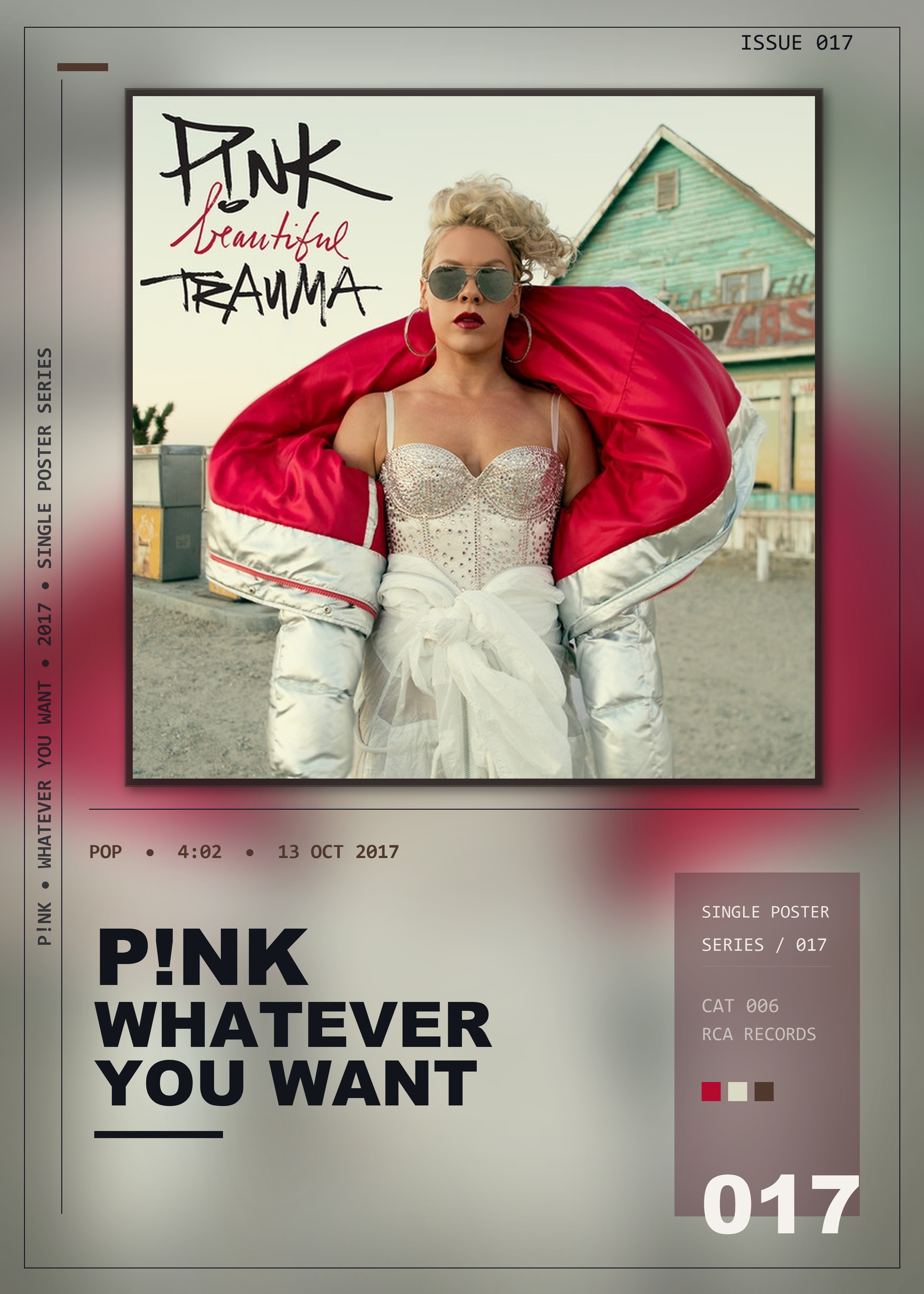 Music poster: Pnk - Whatever You Want