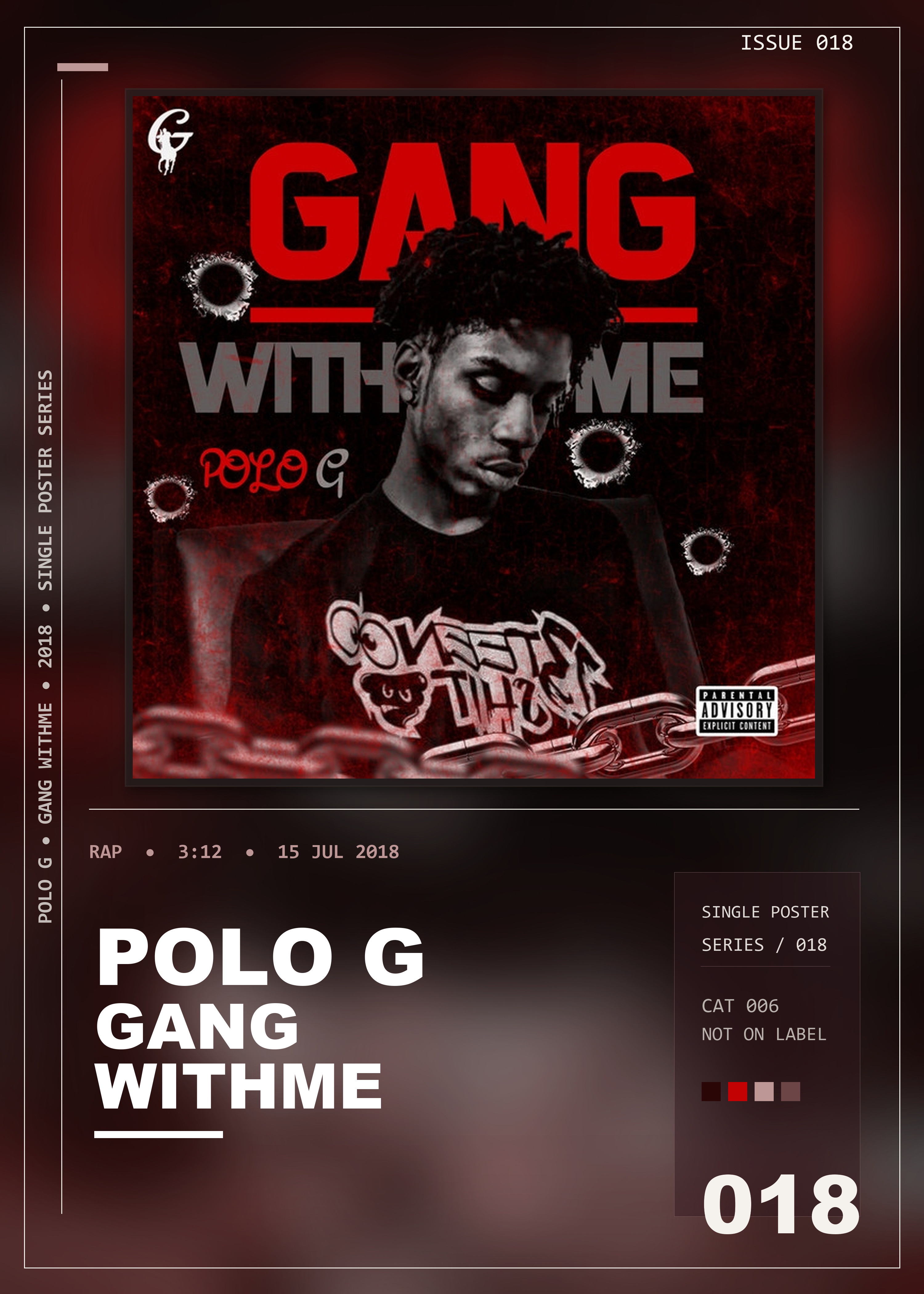 Music poster: Polo G - Gang WithMe