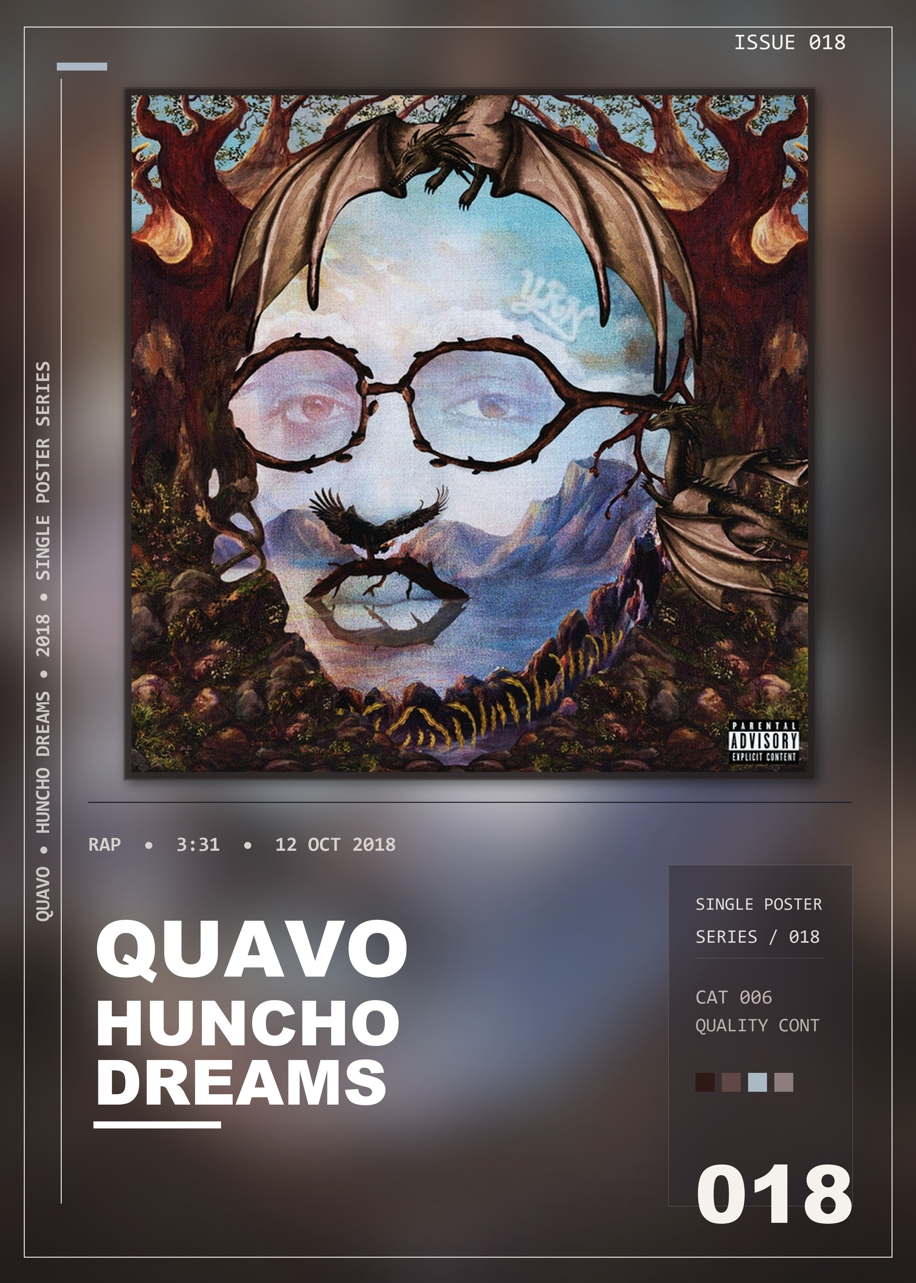 Music poster: Quavo - HUNCHO DREAMS