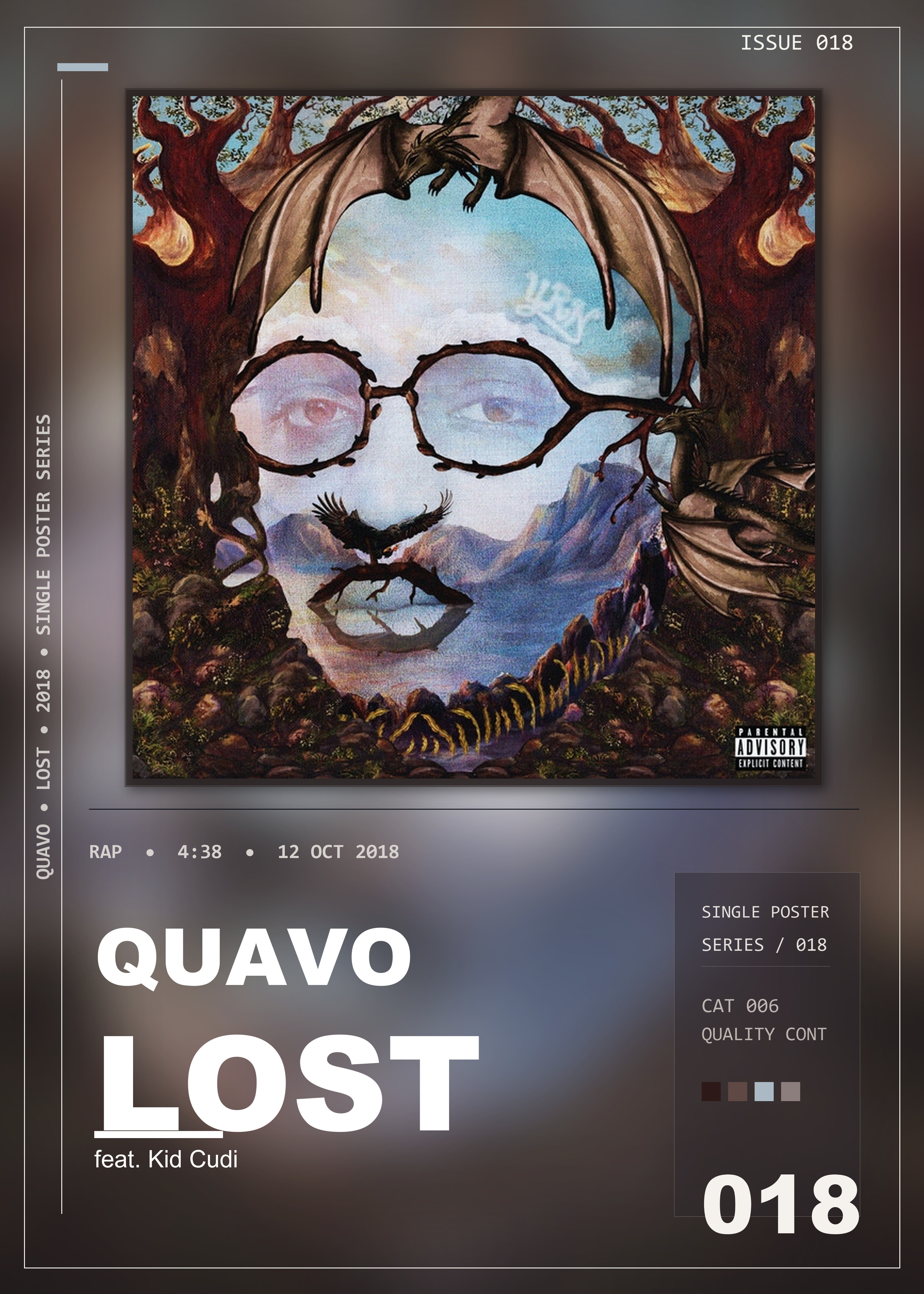Music poster: Quavo - LOST feat Kid Cudi
