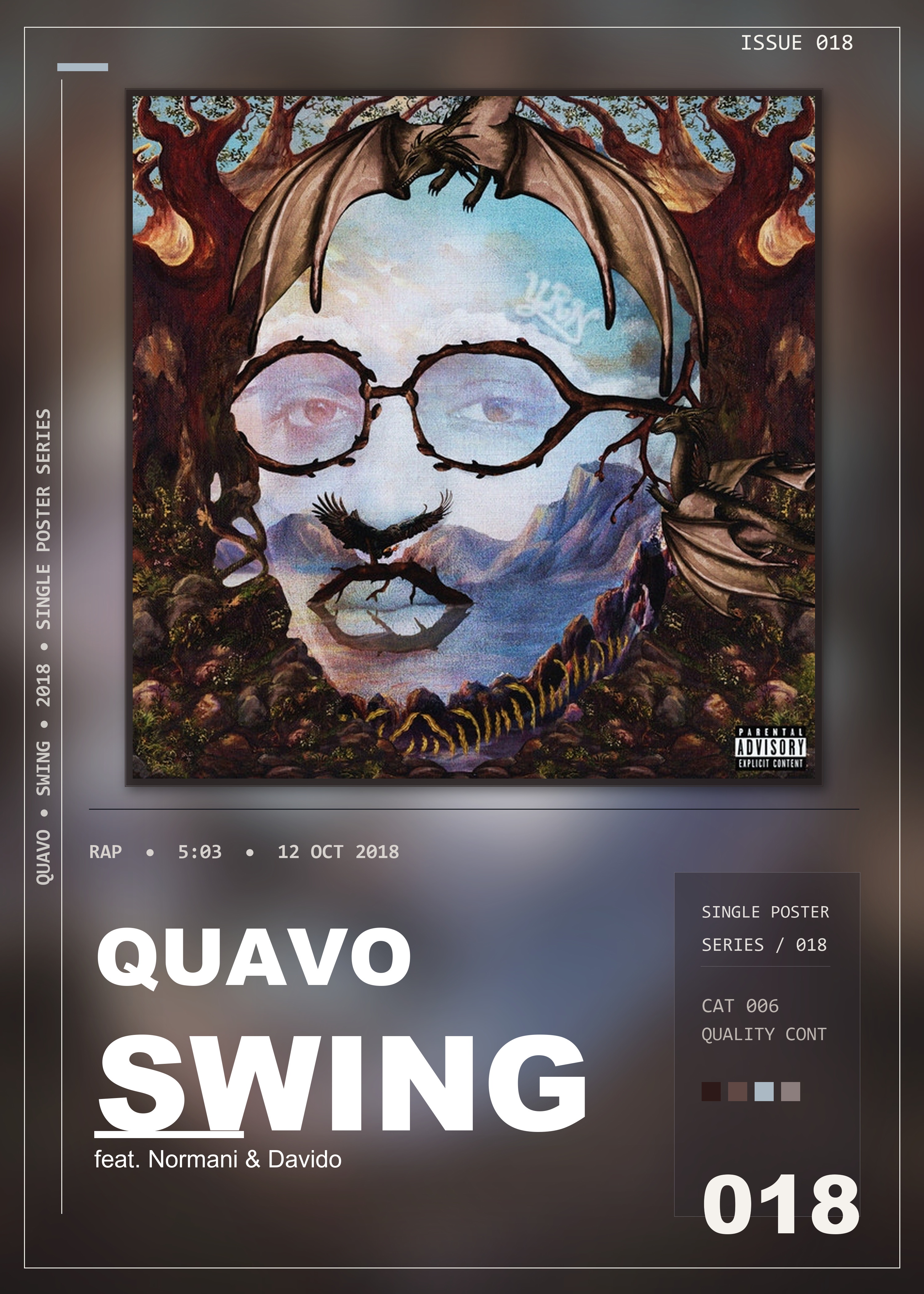 Music poster: Quavo - SWING feat Normani Davido