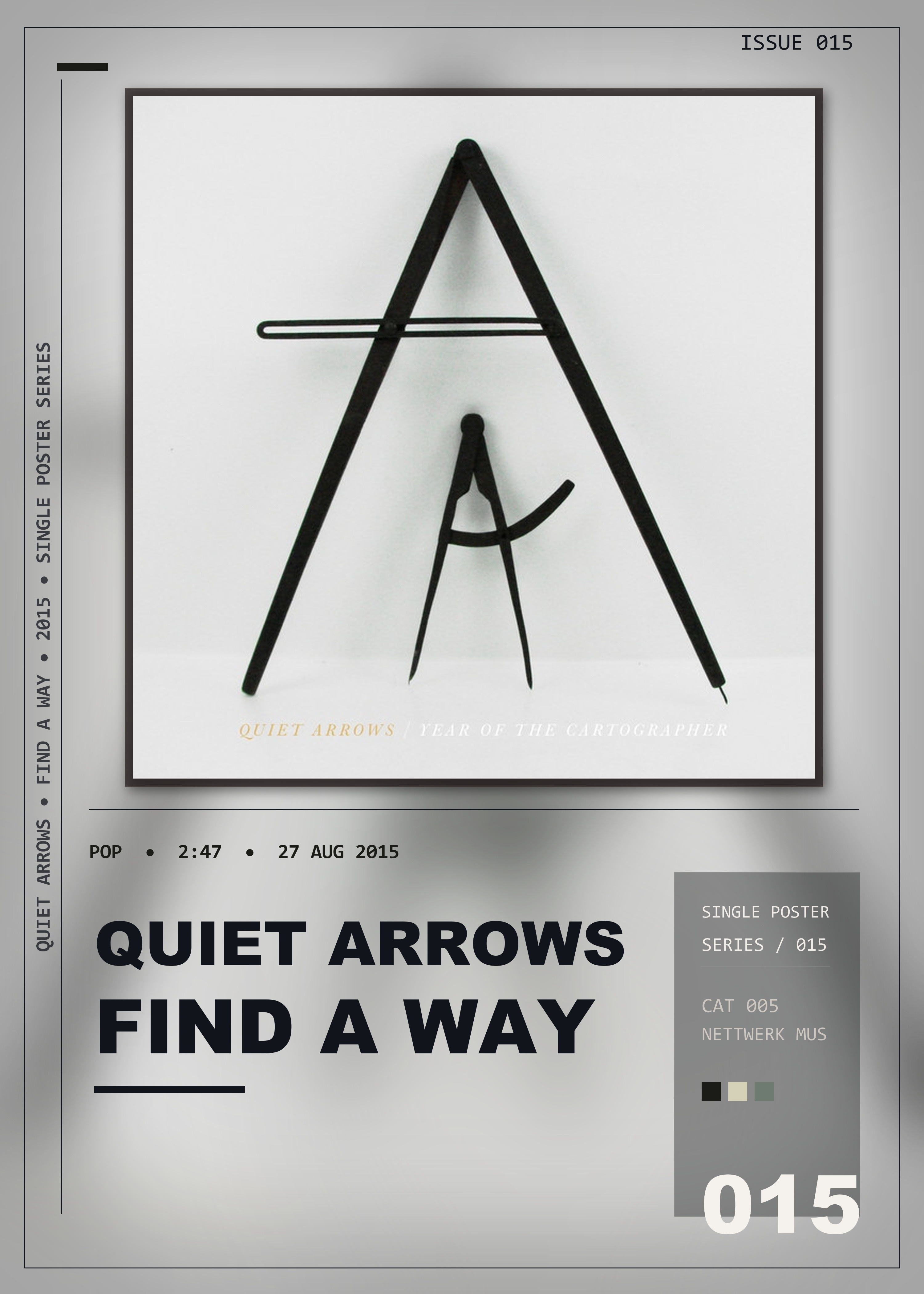Music poster: Quiet Arrows - Find a Way