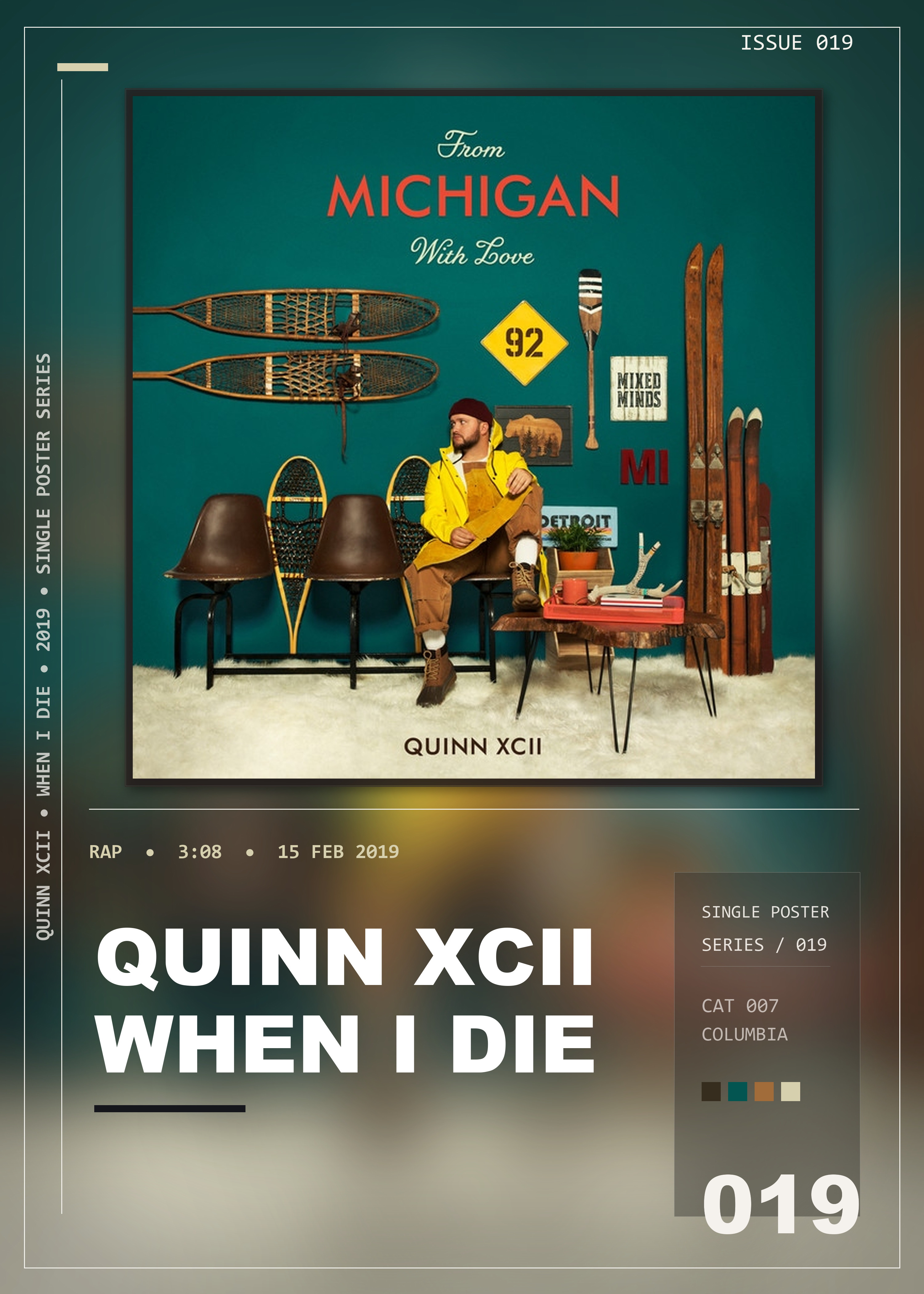 Music poster: Quinn XCII - When I Die