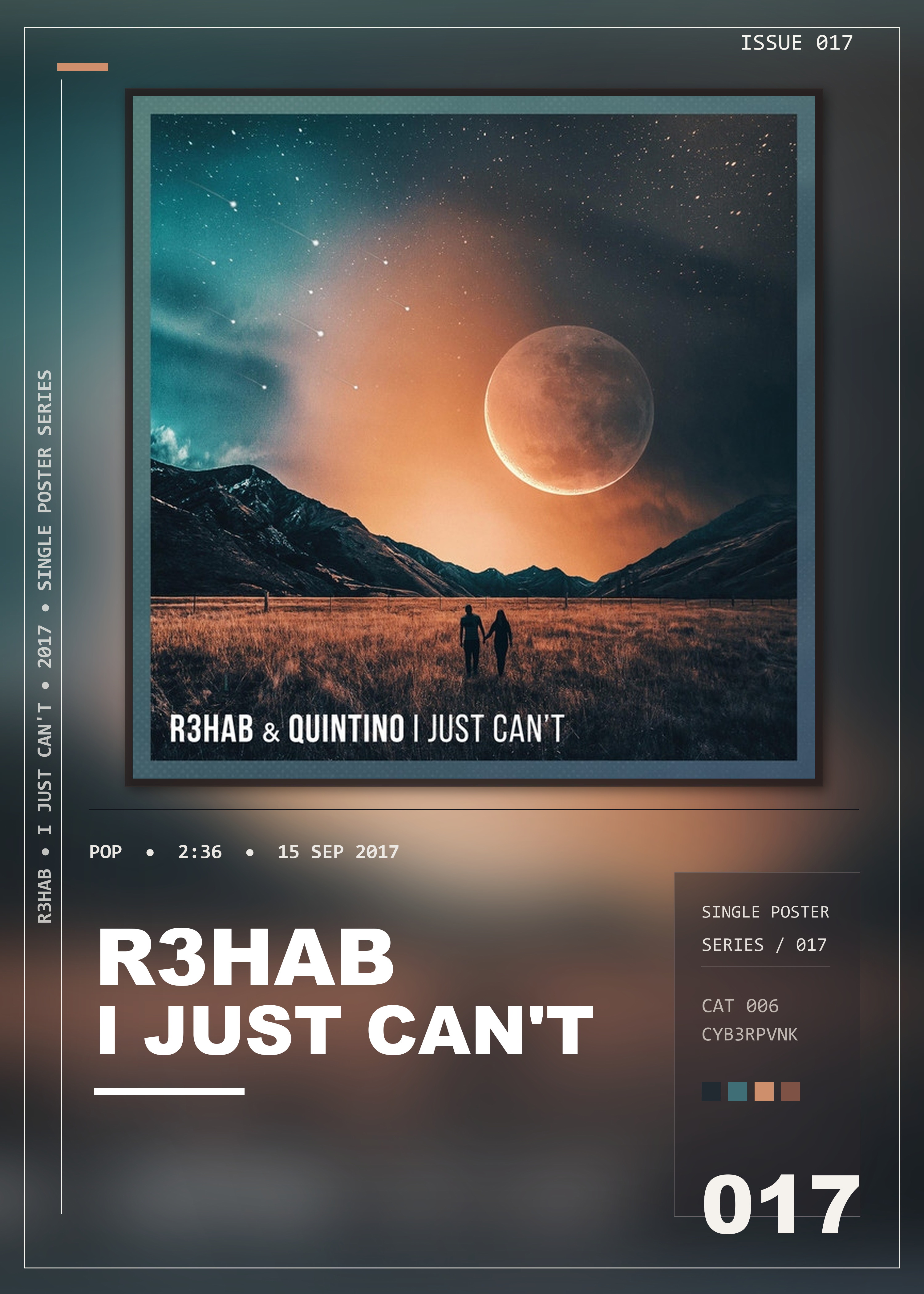 Music poster: R3HAB - I Just Cant