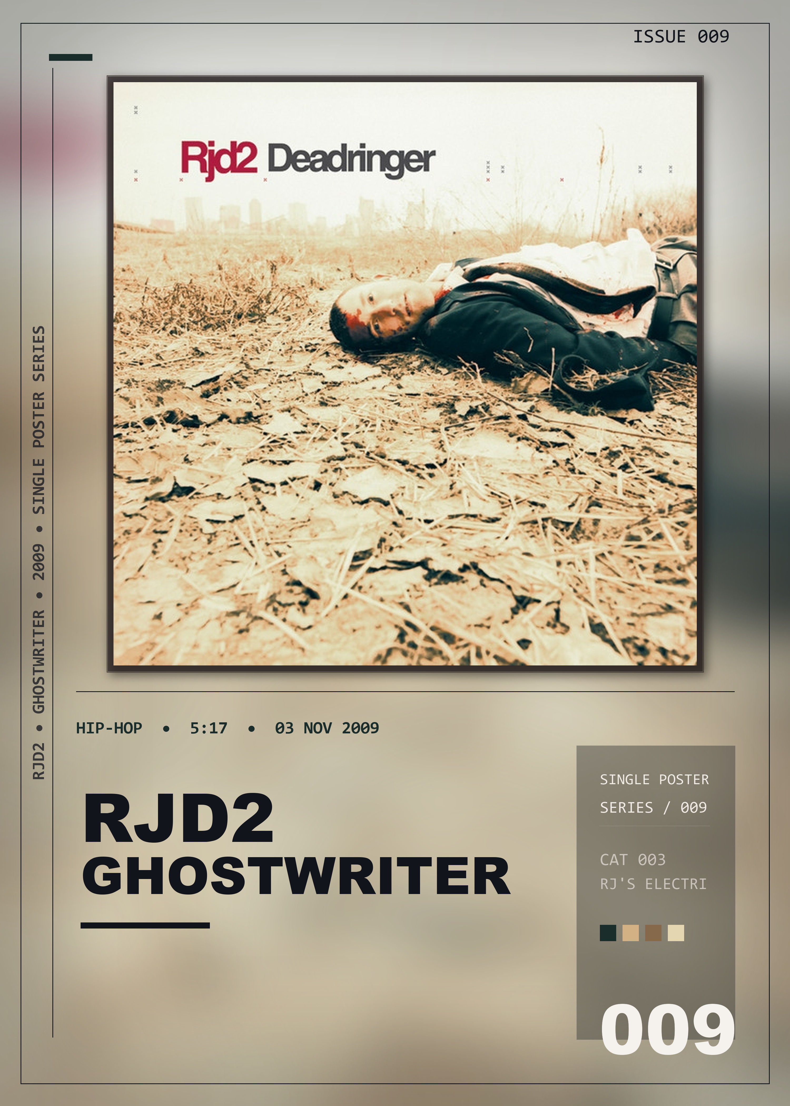 Music poster: RJD2 - Ghostwriter