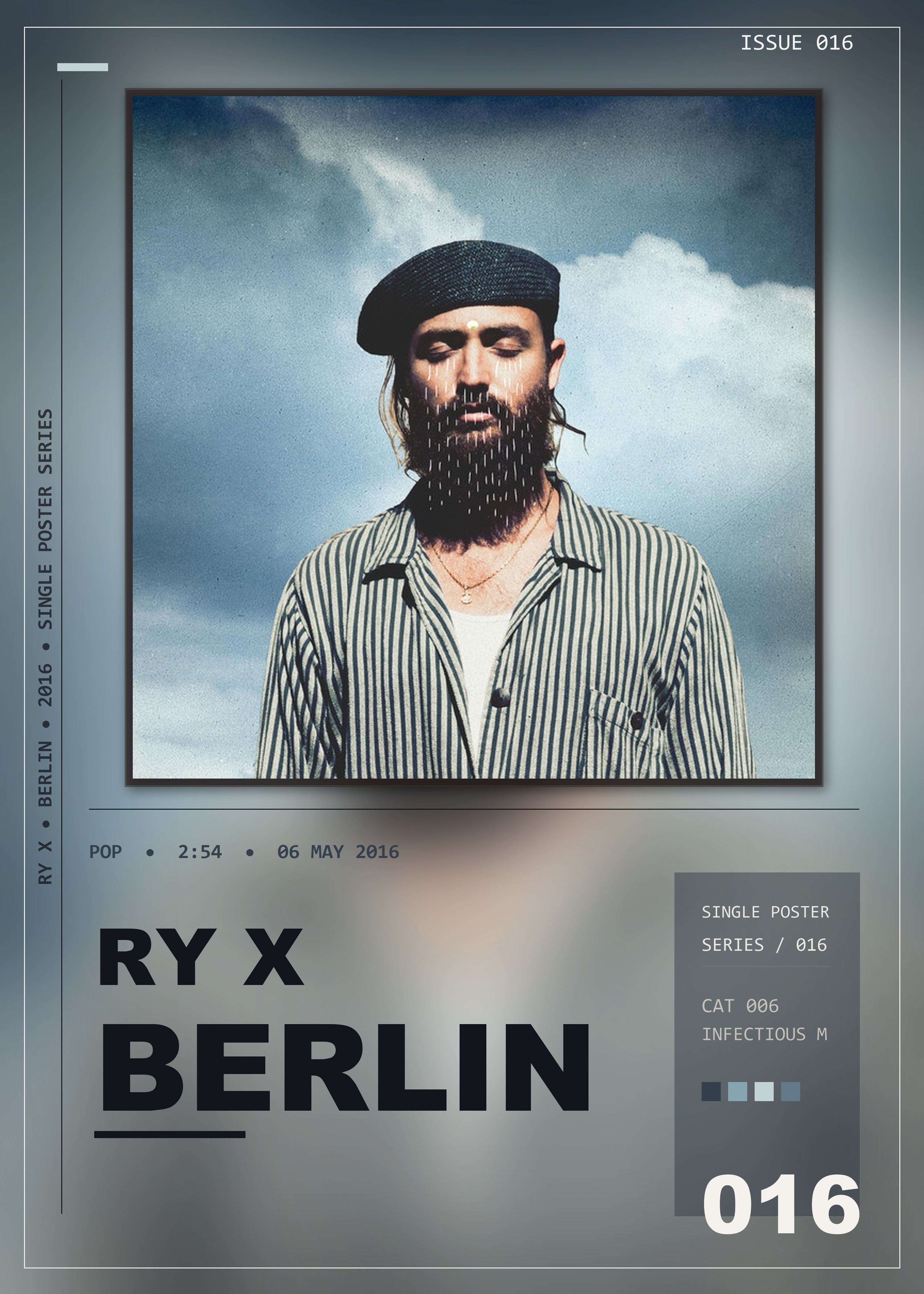 Music poster: RY X - Berlin
