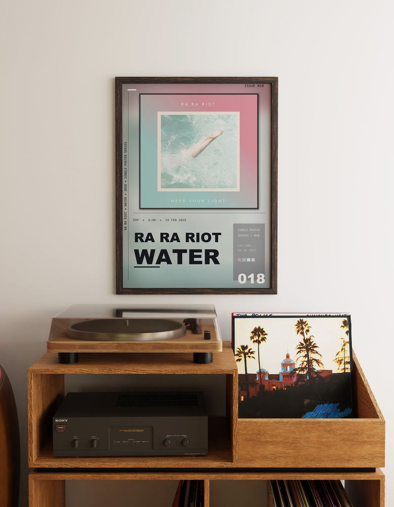 Music poster: Ra Ra Riot - Water