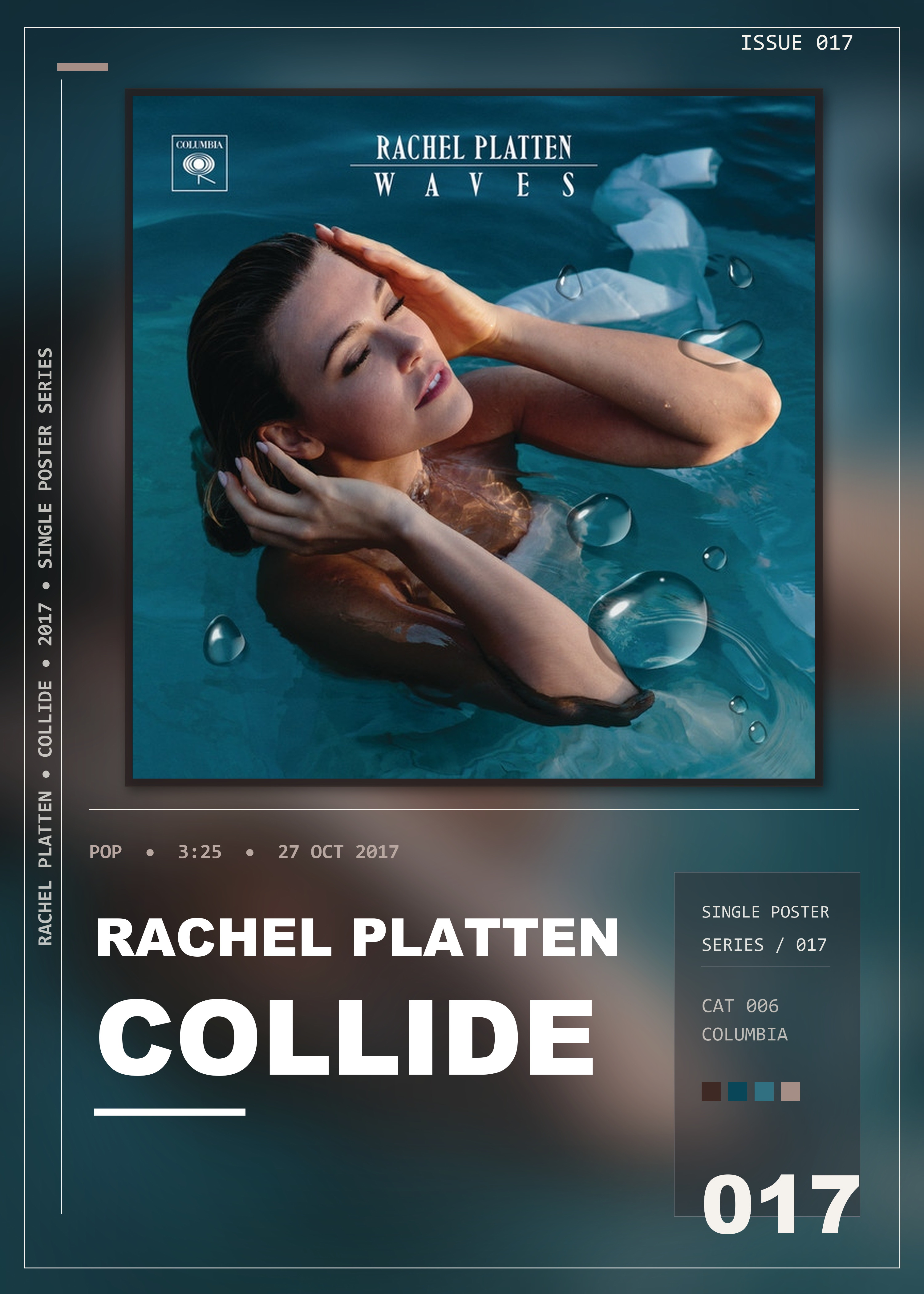 Music poster: Rachel Platten - Collide