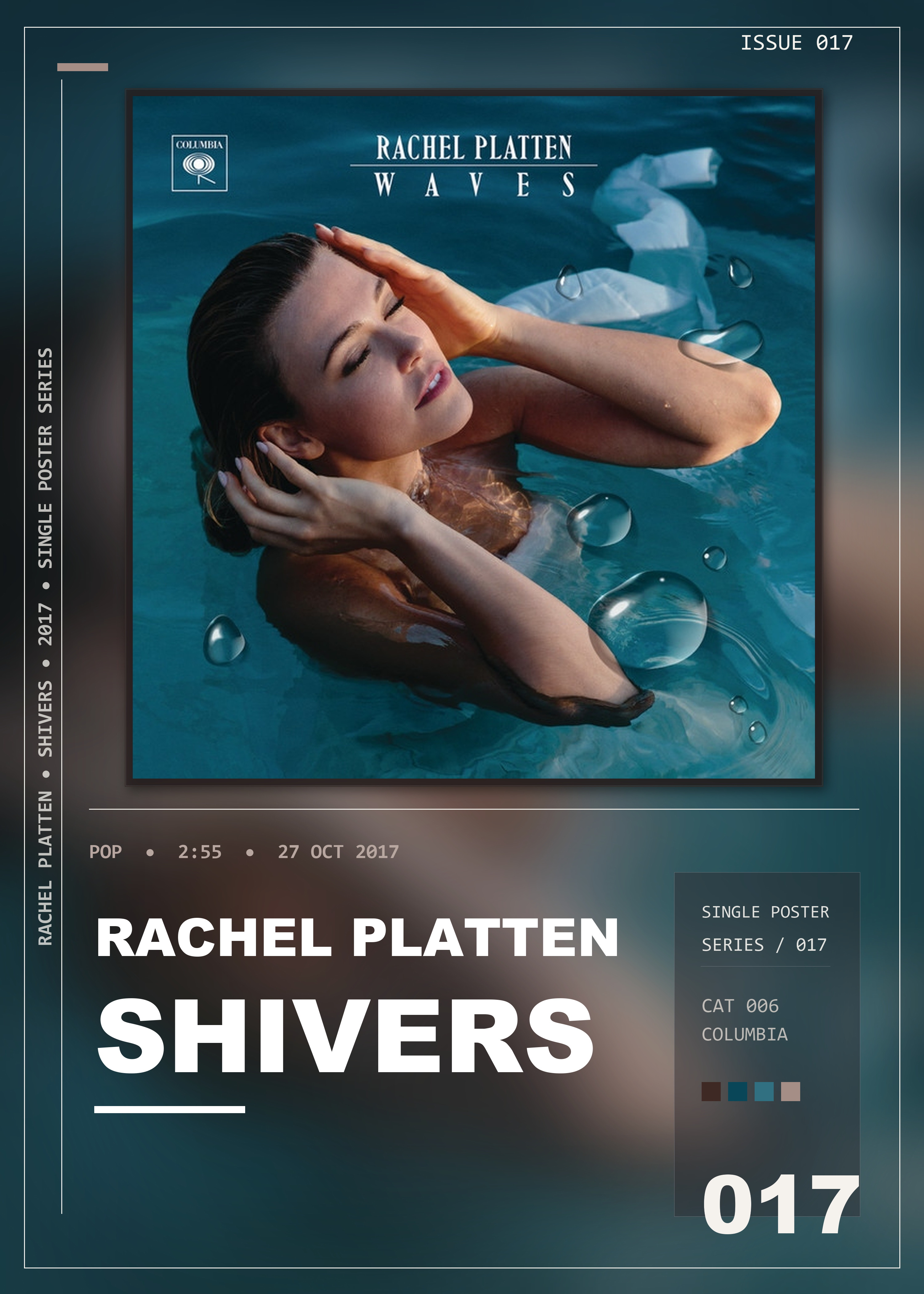 Music poster: Rachel Platten - Shivers