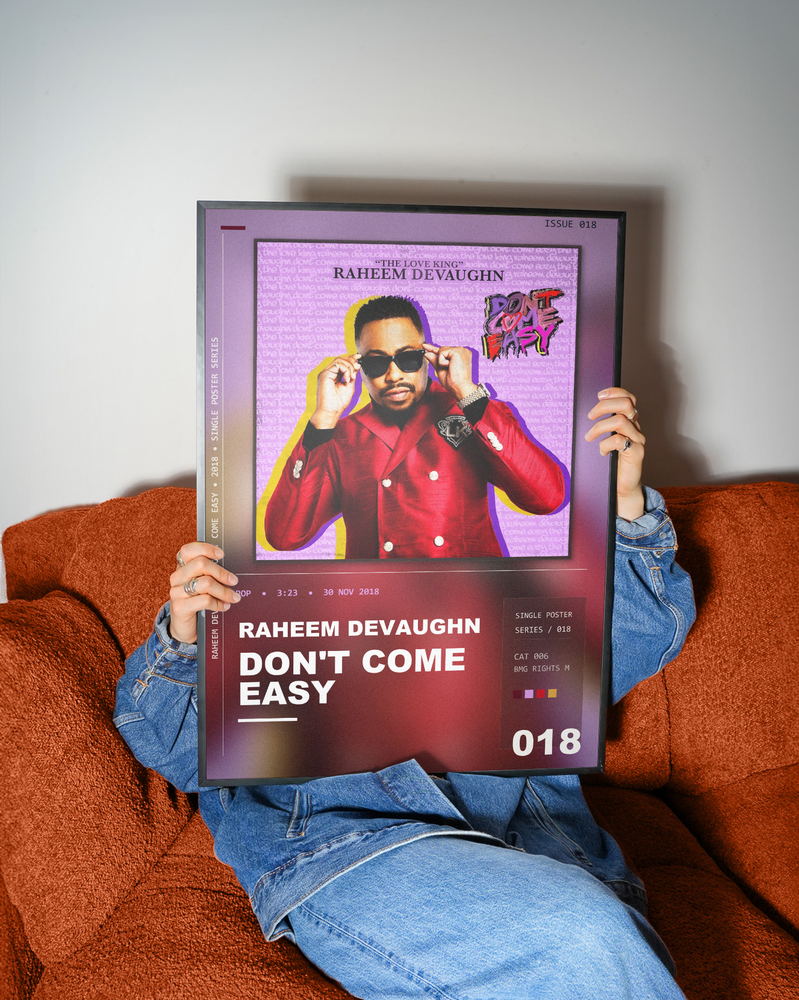 Music poster: Raheem DeVaughn - Dont Come Easy