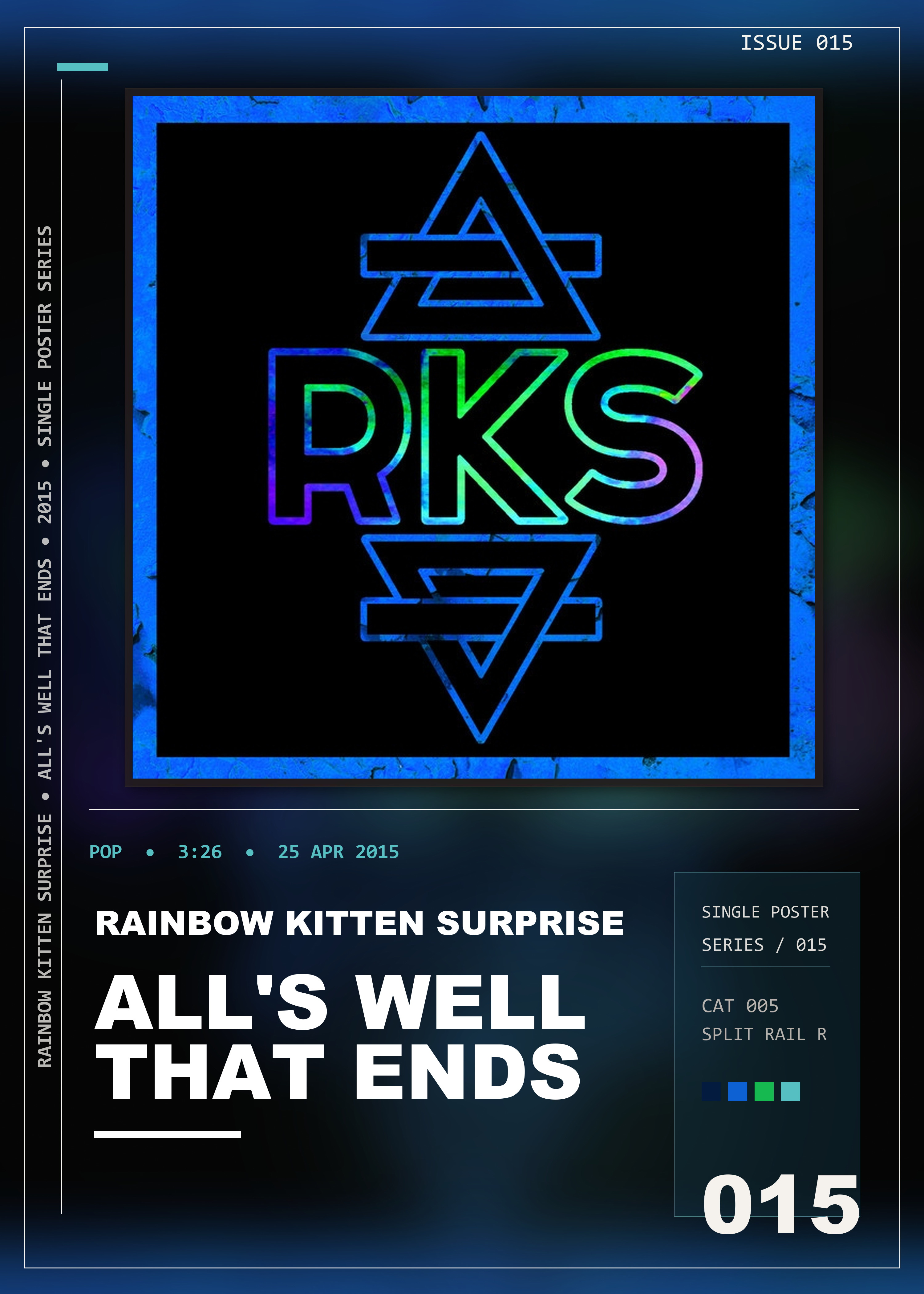 Music poster: Rainbow Kitten Surprise - Alls Well That Ends