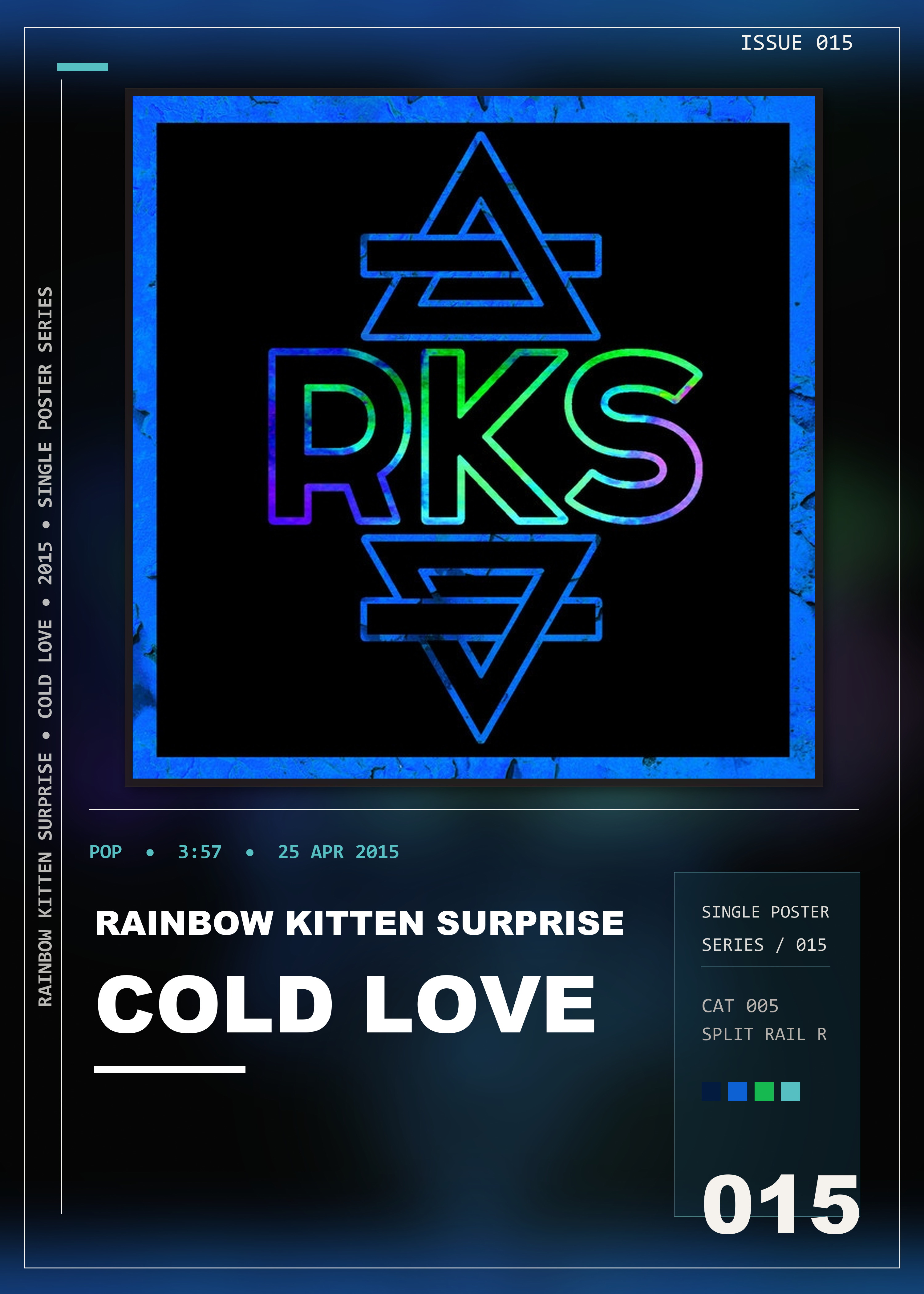 Music poster: Rainbow Kitten Surprise - Cold Love