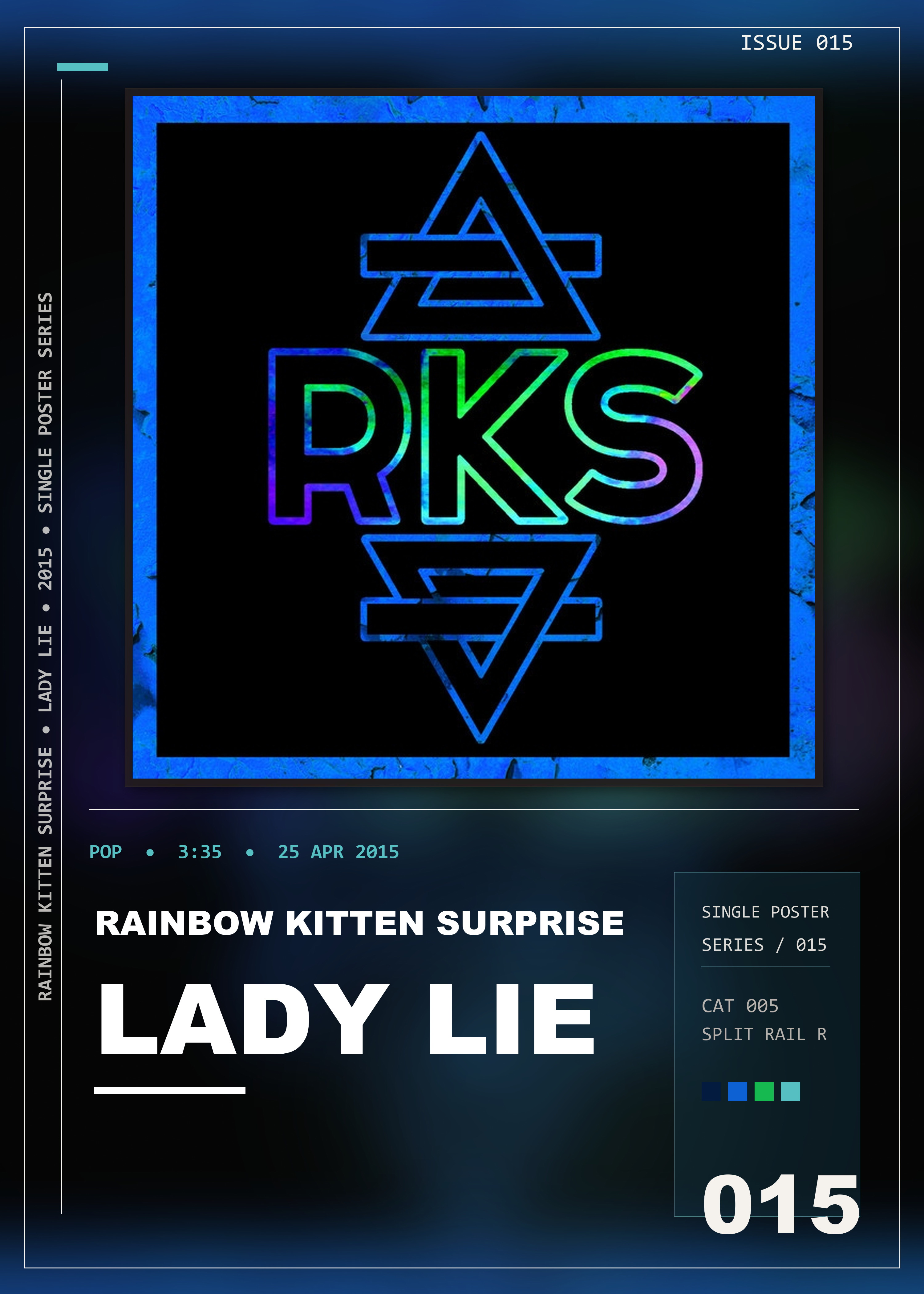 Music poster: Rainbow Kitten Surprise - Lady Lie