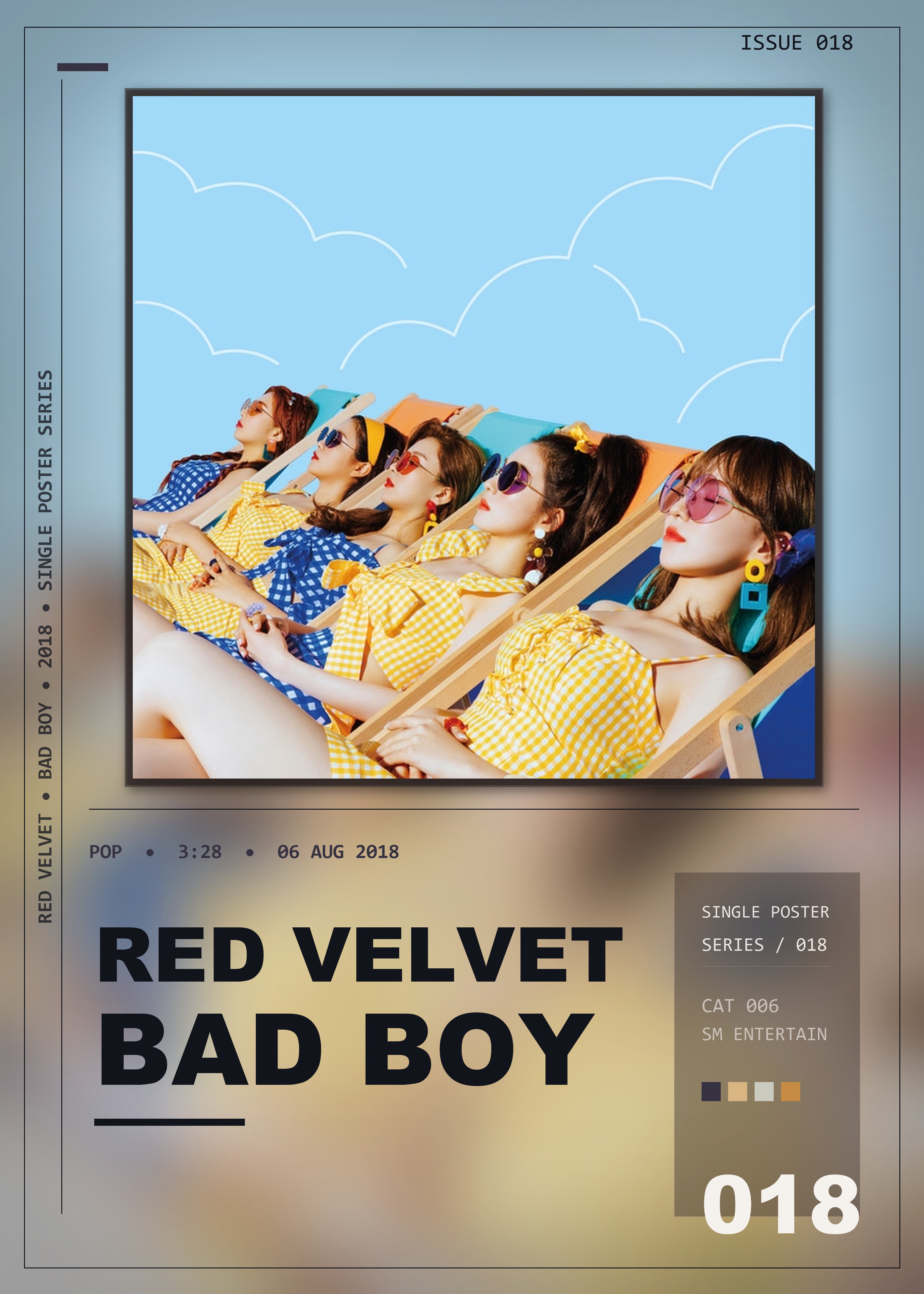 Music poster: Red Velvet - Bad Boy - English Version Bonus Track