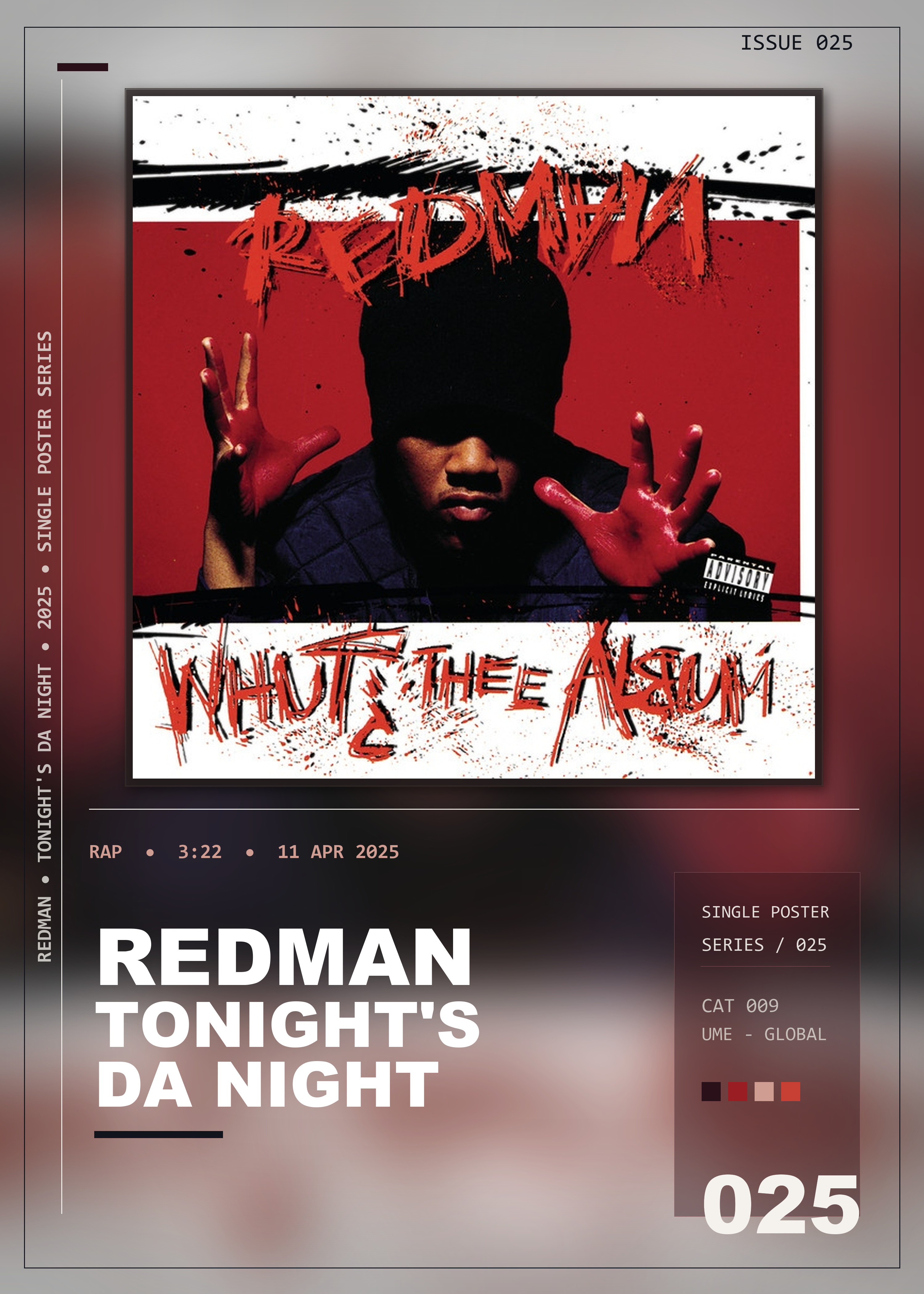 Music poster: Redman - Tonights Da Night