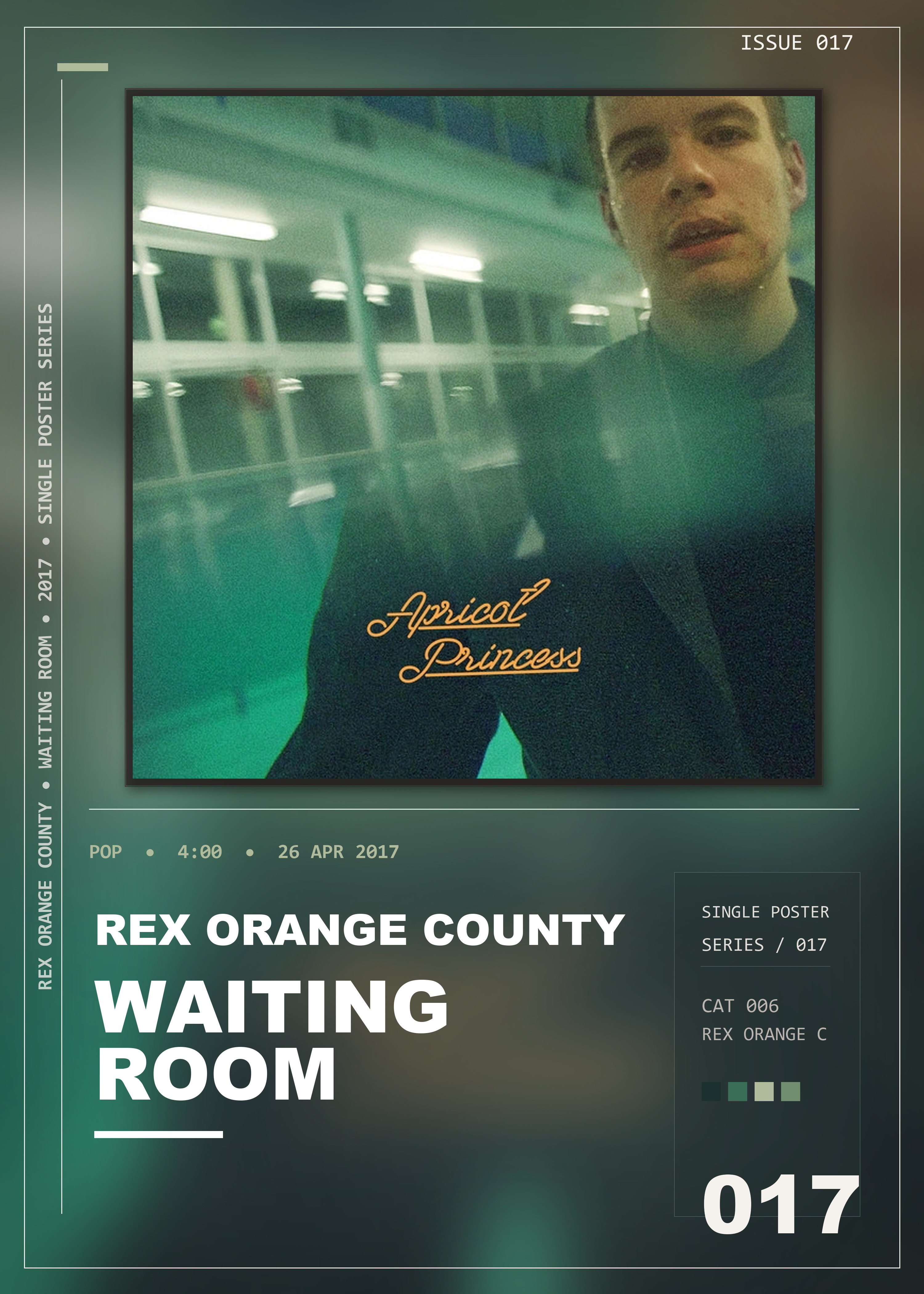 Music poster: Rex Orange County - Waiting Room