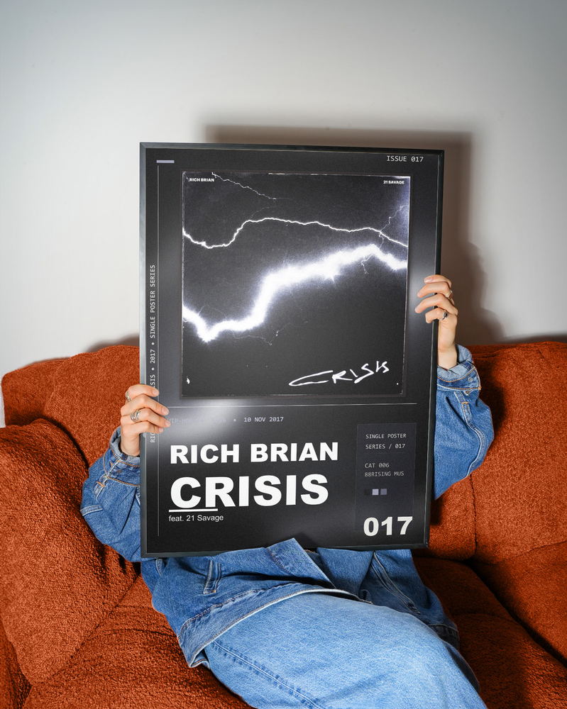 Music poster: Rich Brian - Crisis feat 21 Savage