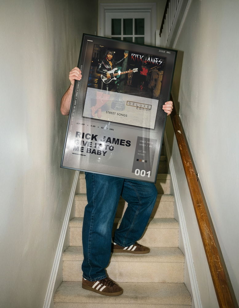Music poster: Rick James - Give It To Me Baby