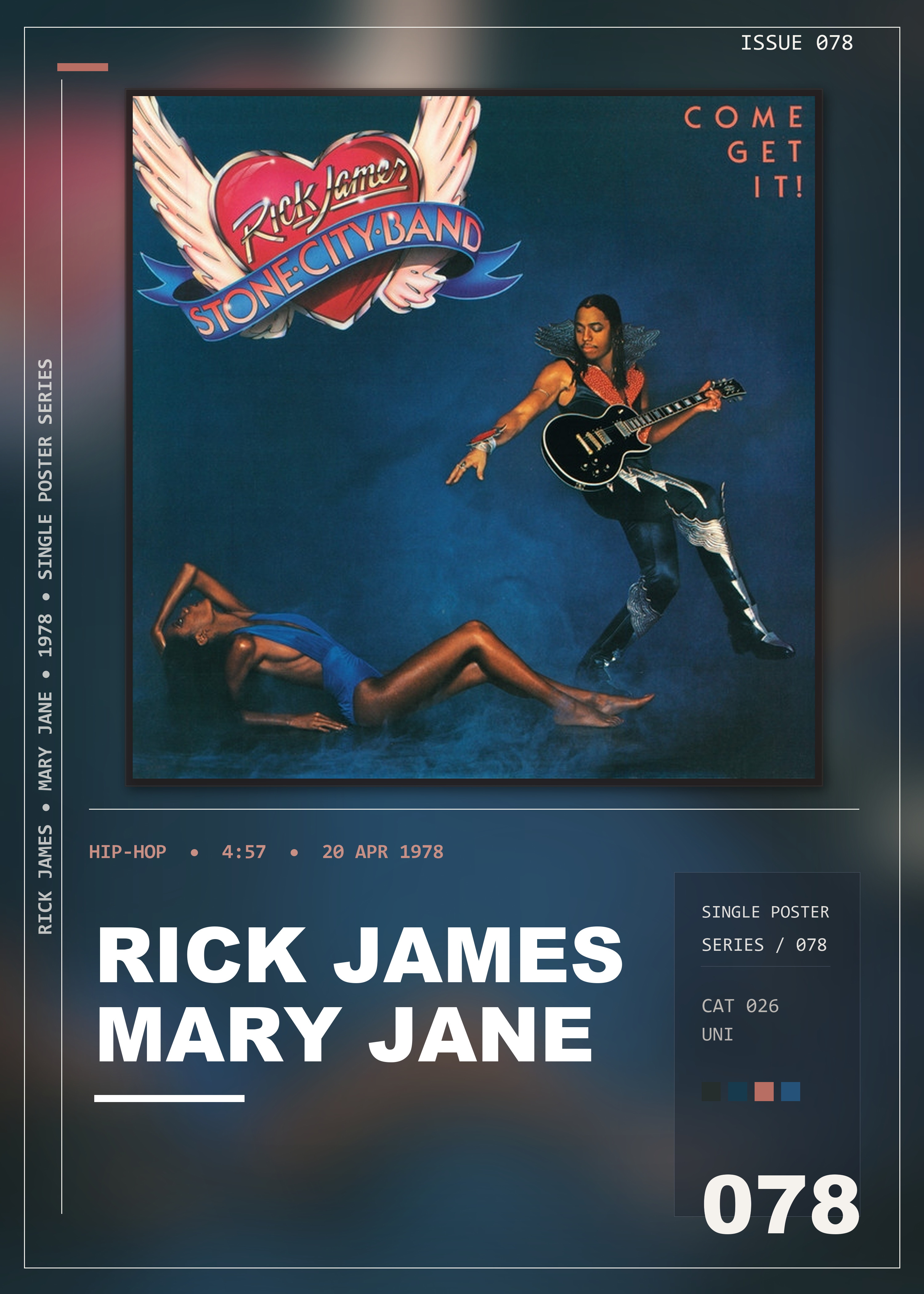 Music poster: Rick James - Mary Jane