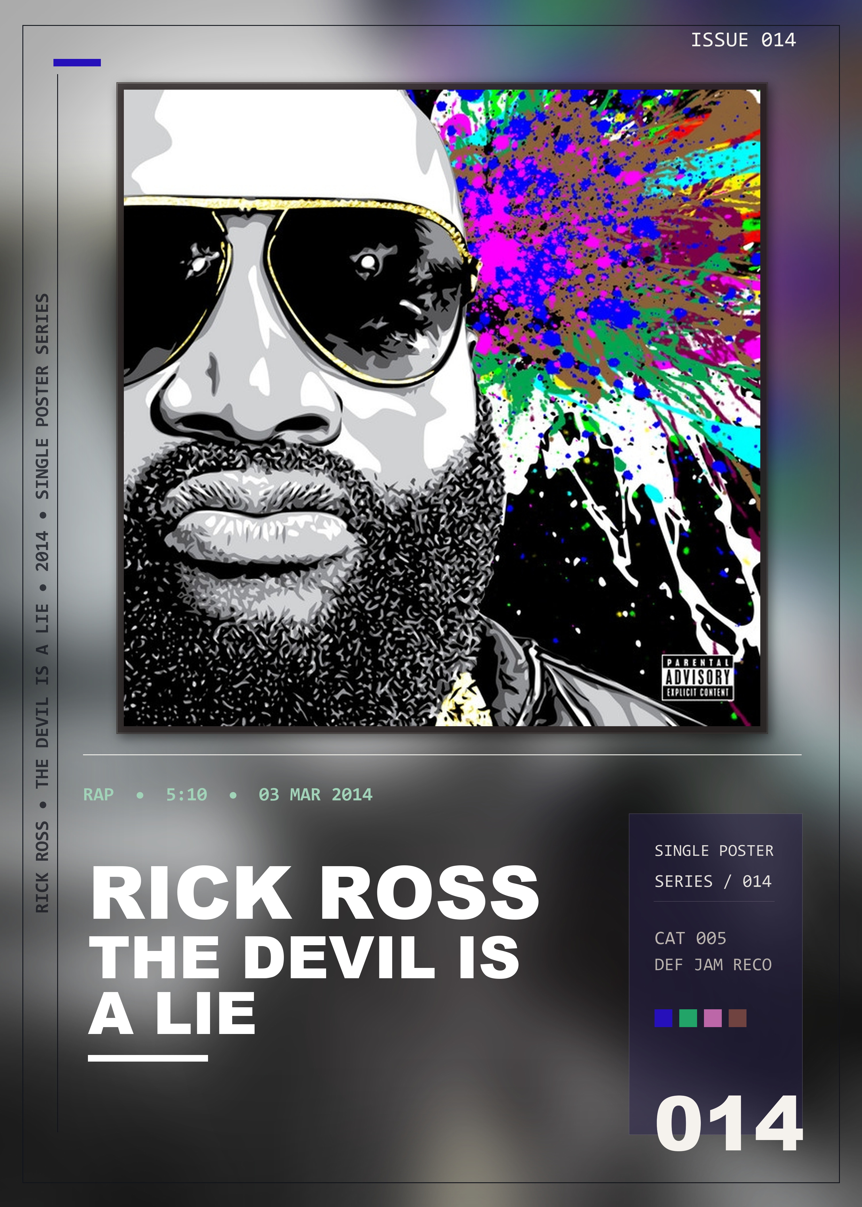 Music poster: Rick Ross - The Devil Is A Lie