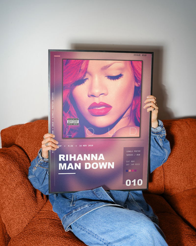 Music poster: Rihanna - Man Down