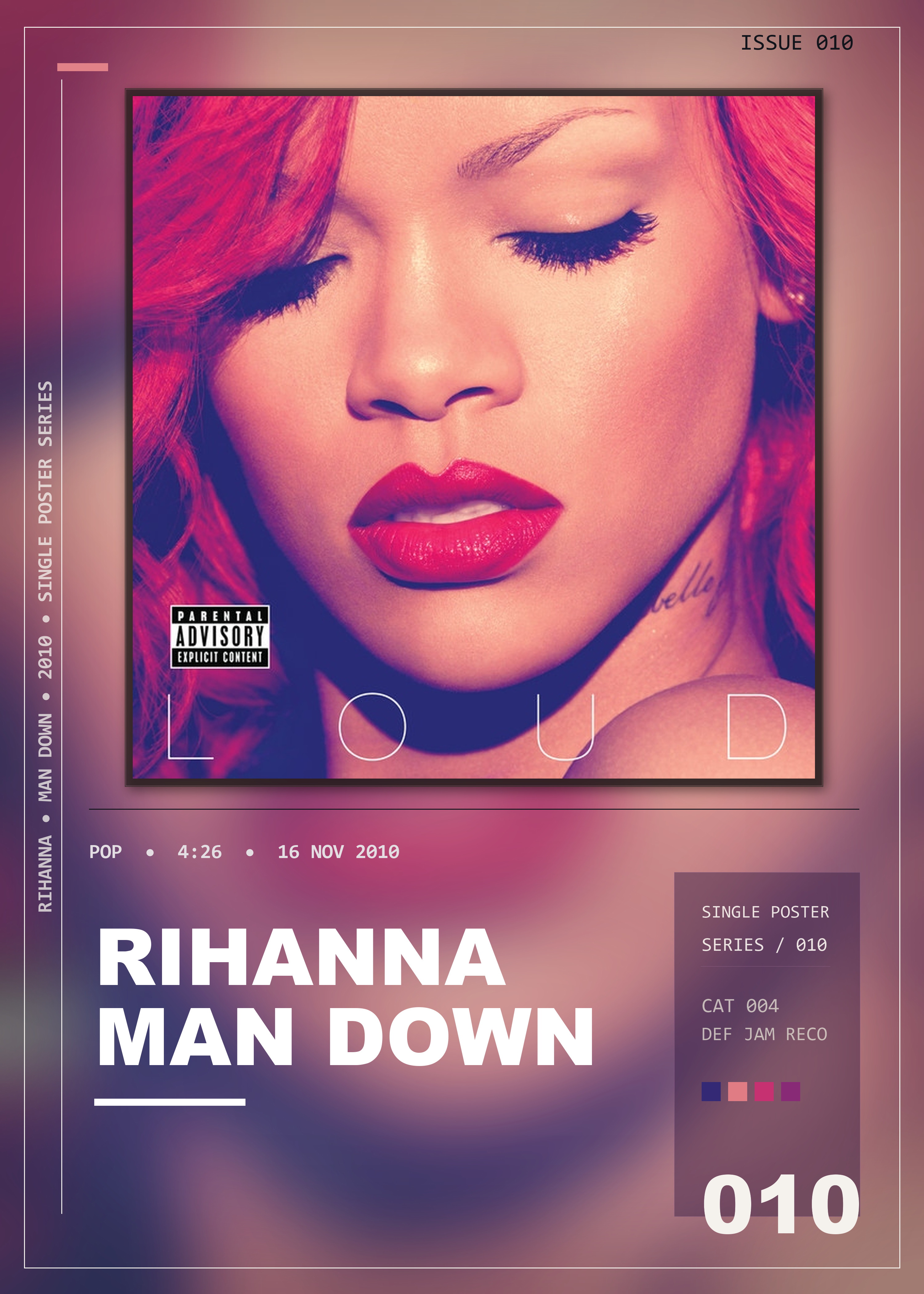 Music poster: Rihanna - Man Down