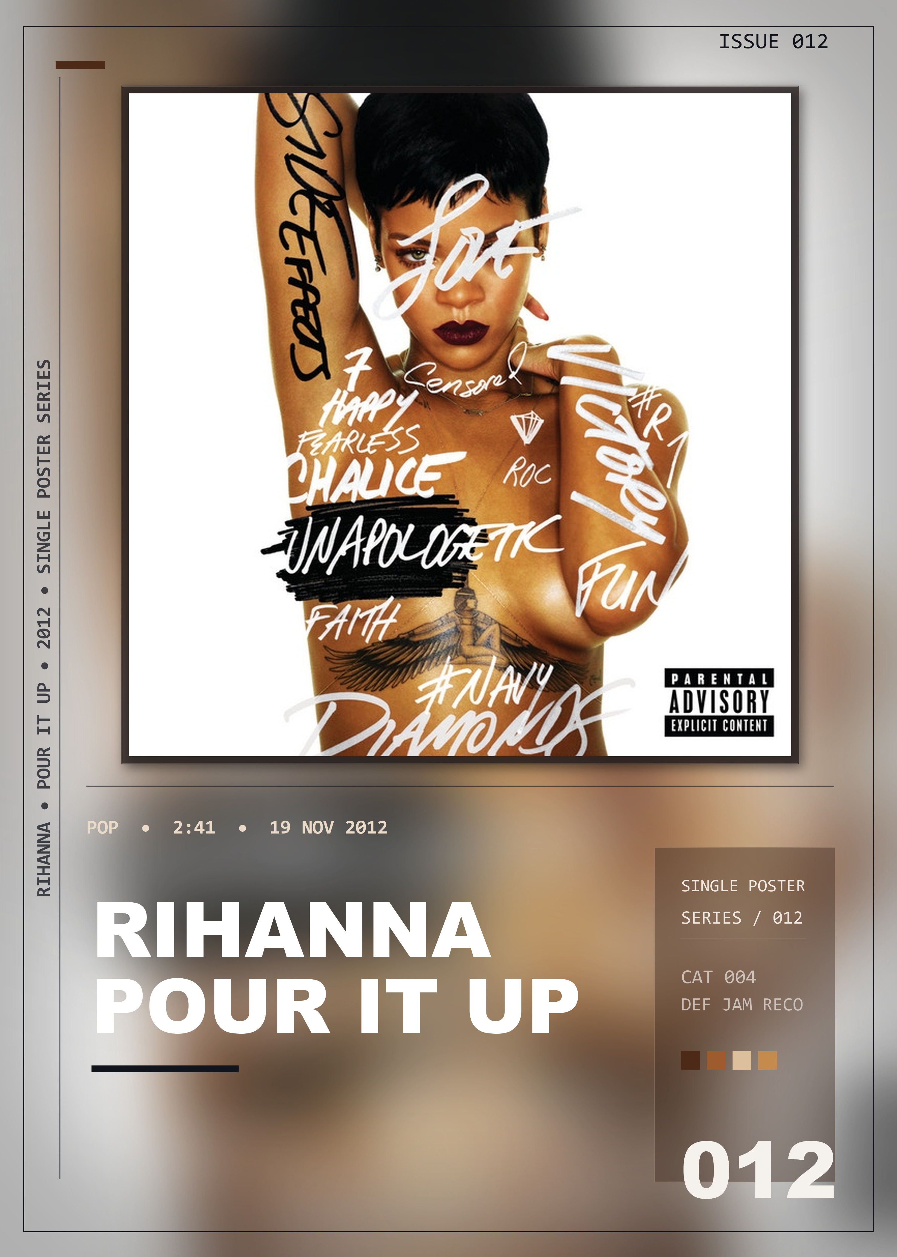 Music poster: Rihanna - Pour It Up