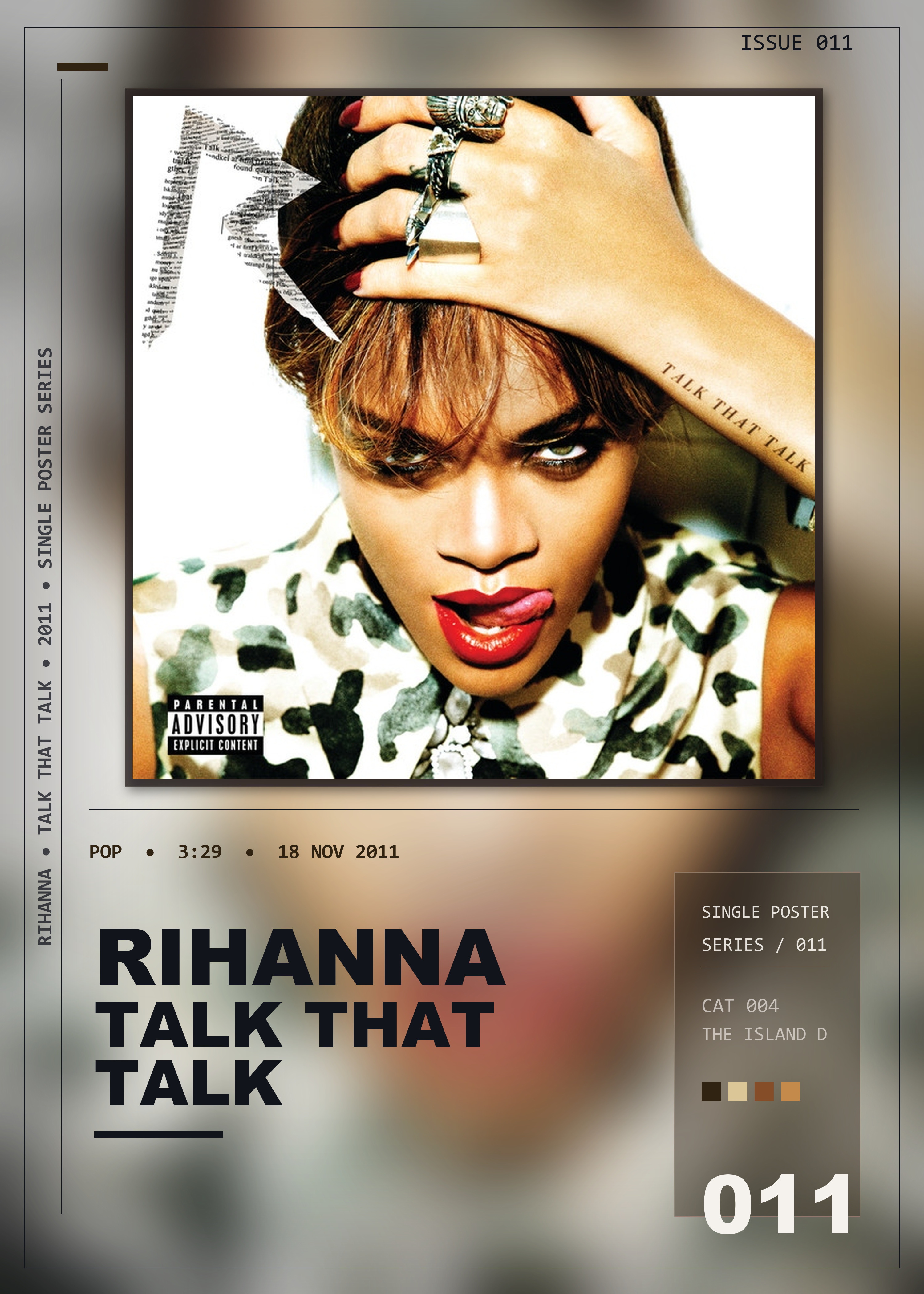 Music poster: Rihanna - Talk That Talk