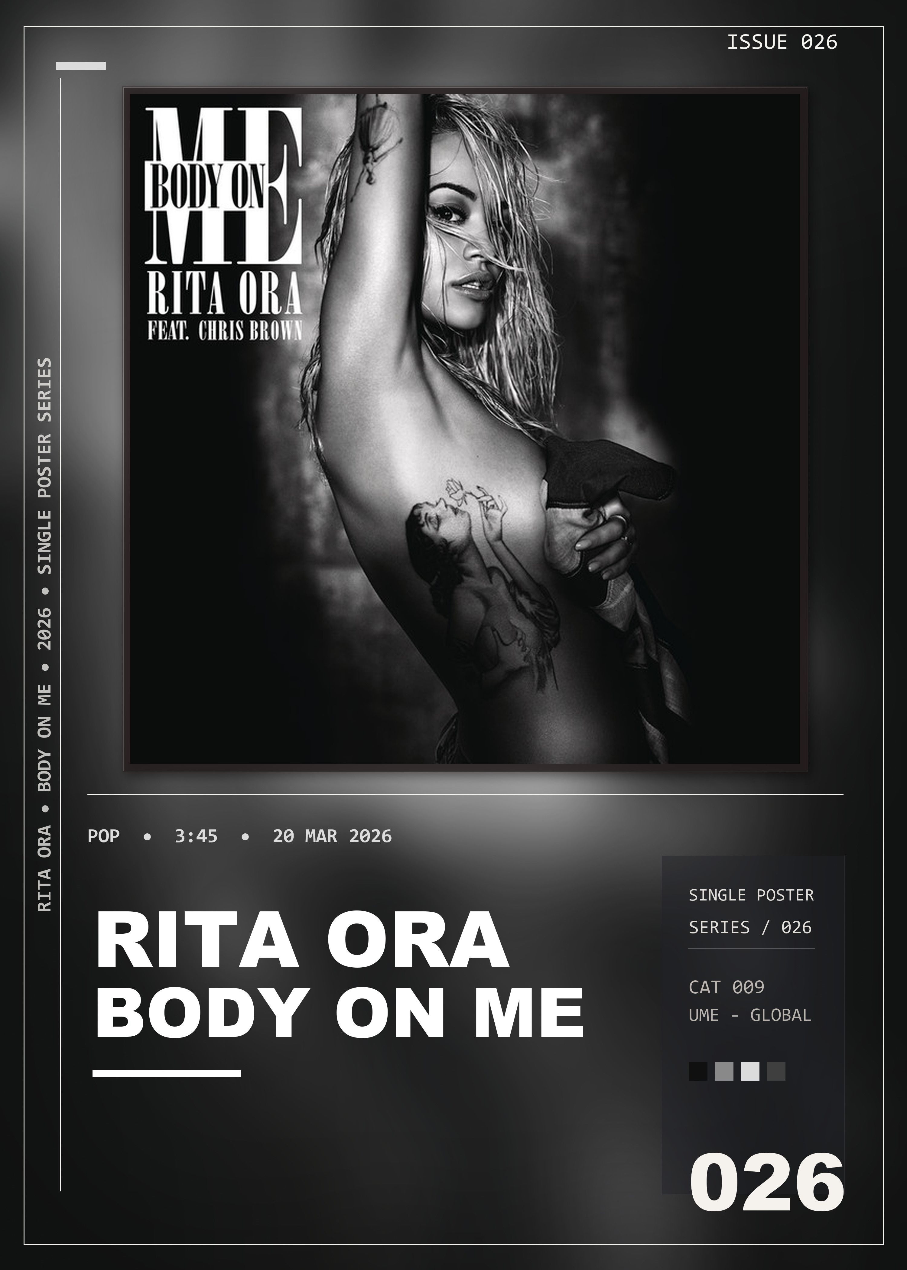 Music poster: Rita Ora - Body on Me