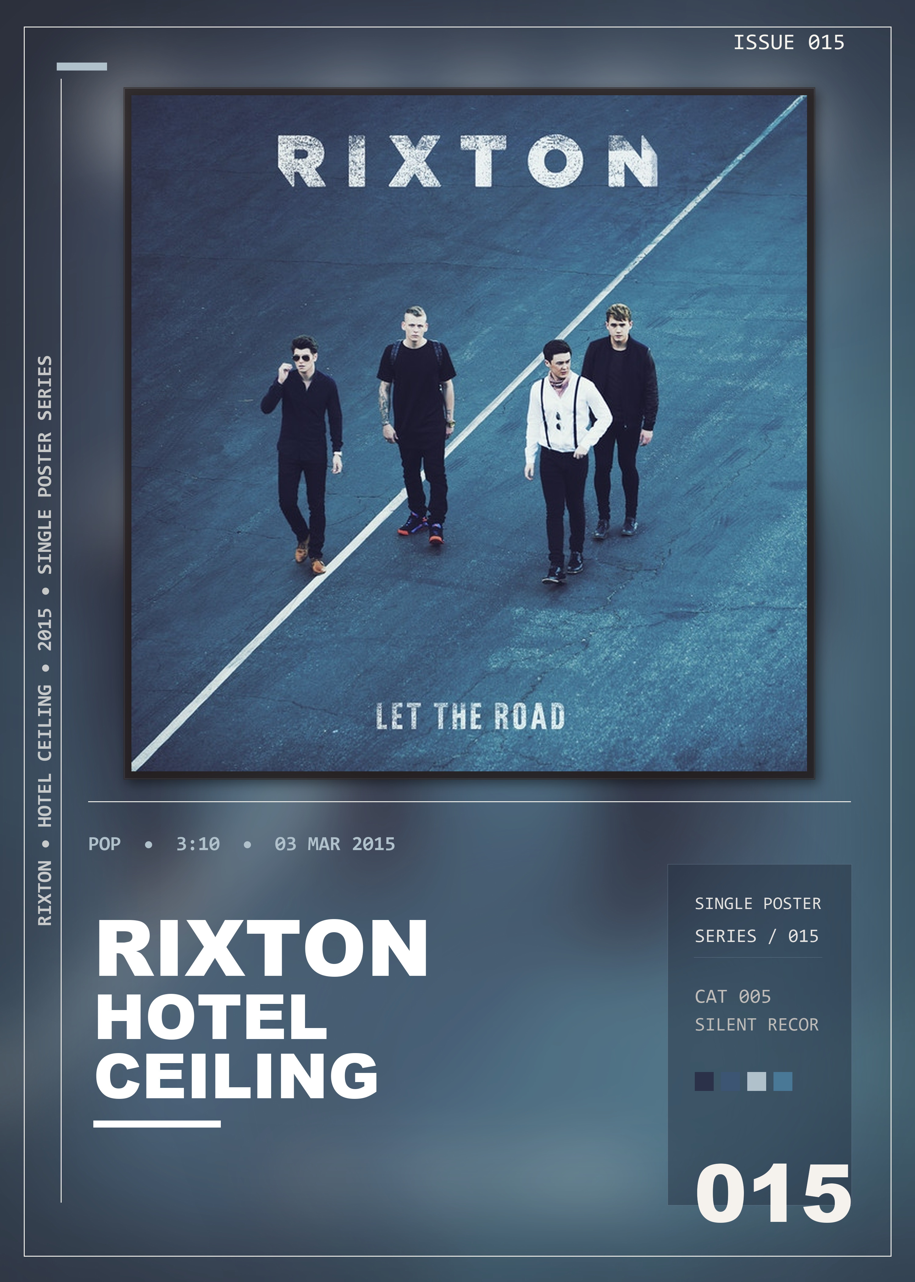Music poster: Rixton - Hotel Ceiling