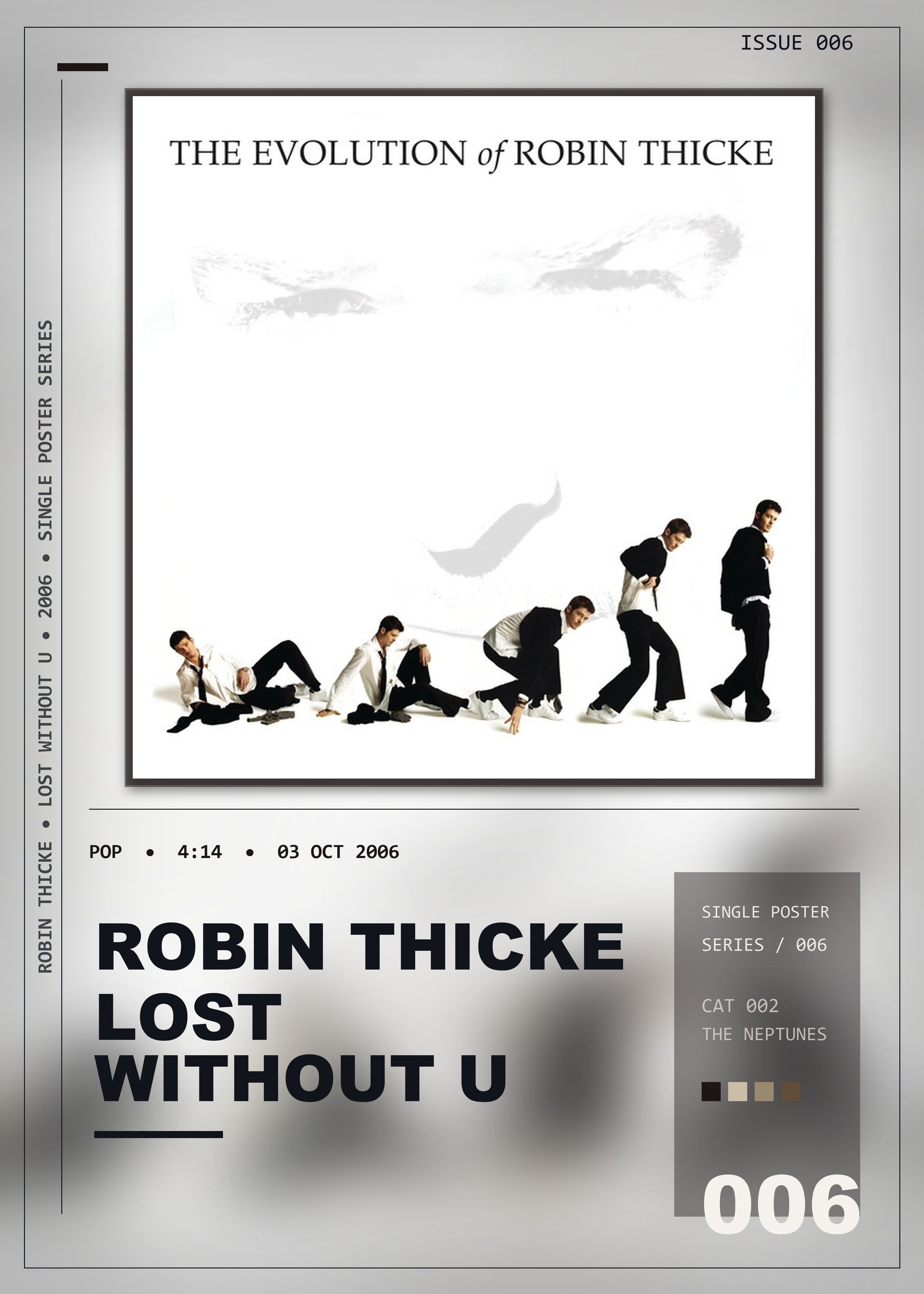 Music poster: Robin Thicke - Lost Without U