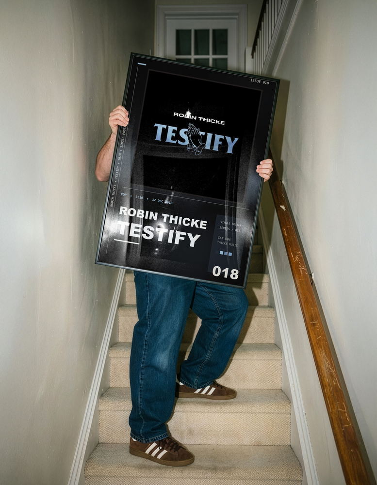 Music poster: Robin Thicke - Testify
