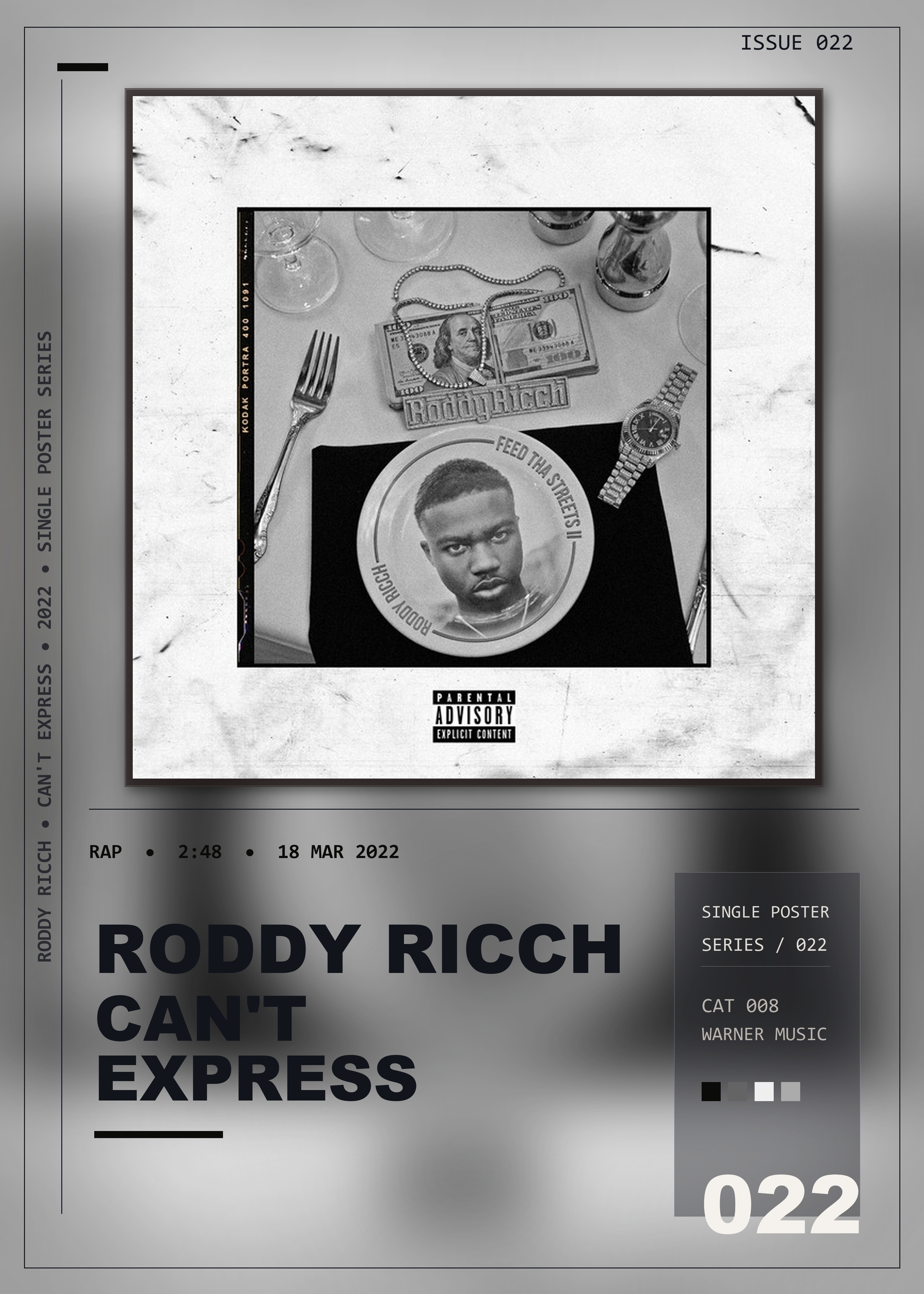 Music poster: Roddy Ricch - Cant Express