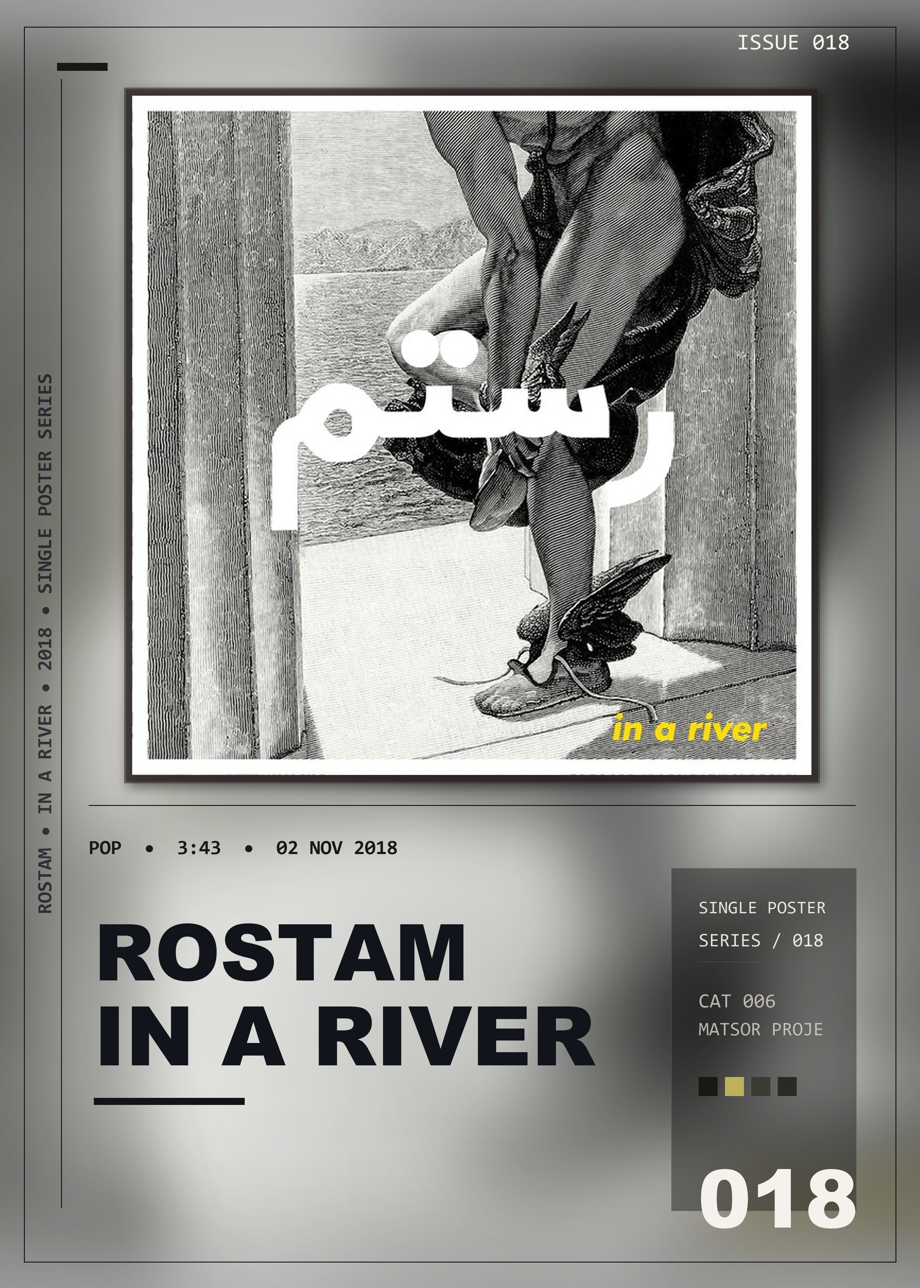 Music poster: Rostam - In a River