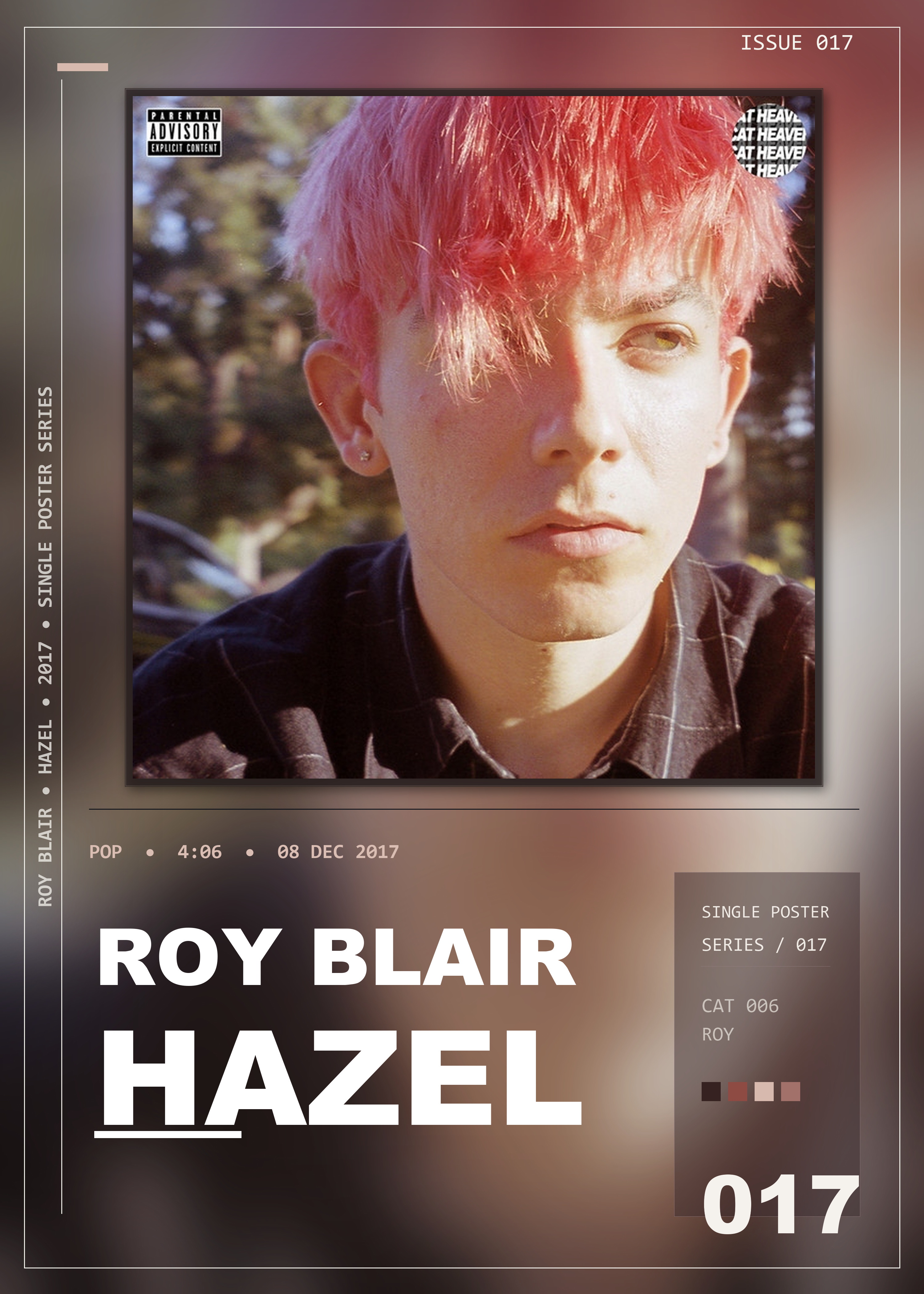 Music poster: Roy Blair - Hazel