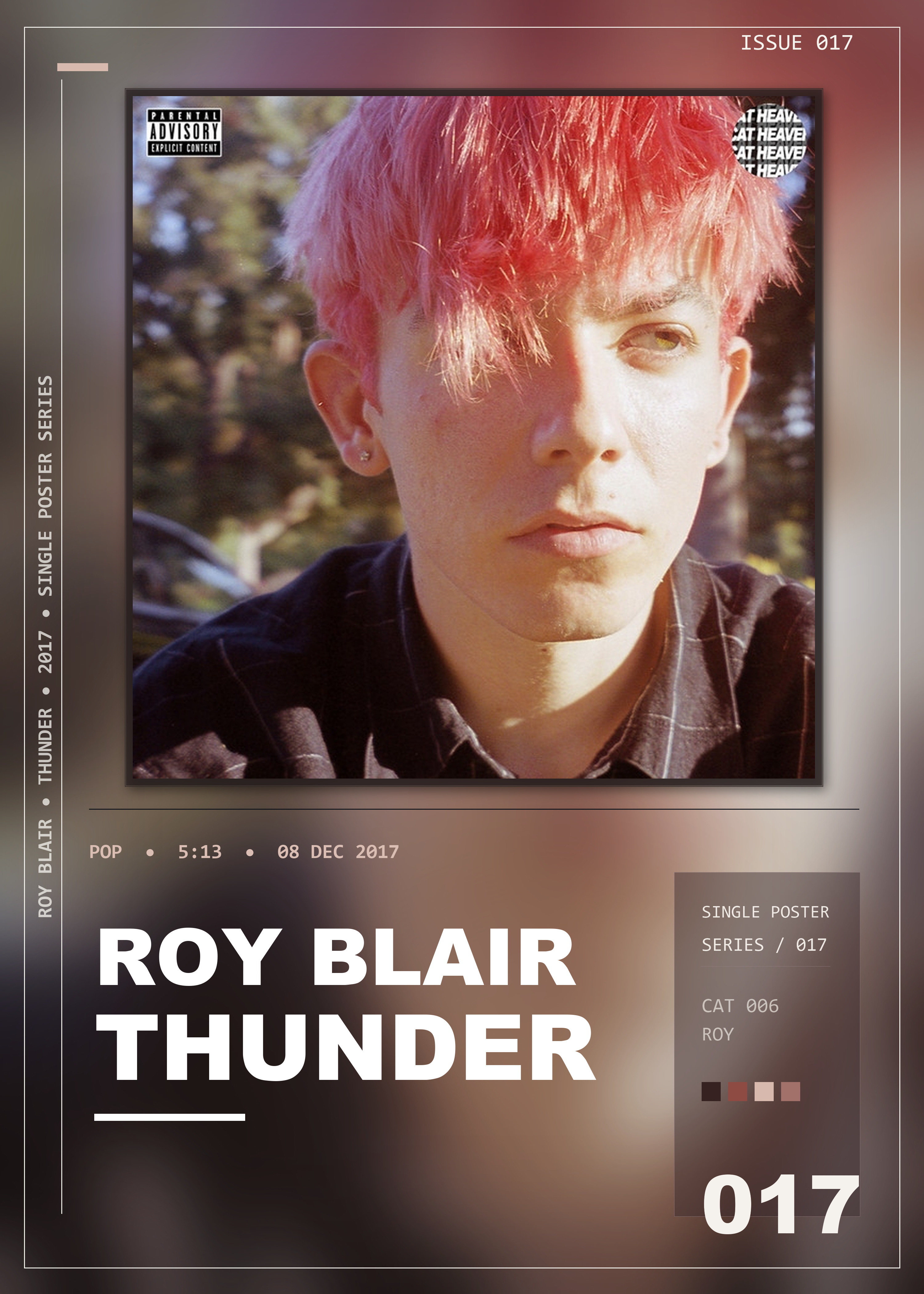 Music poster: Roy Blair - Thunder