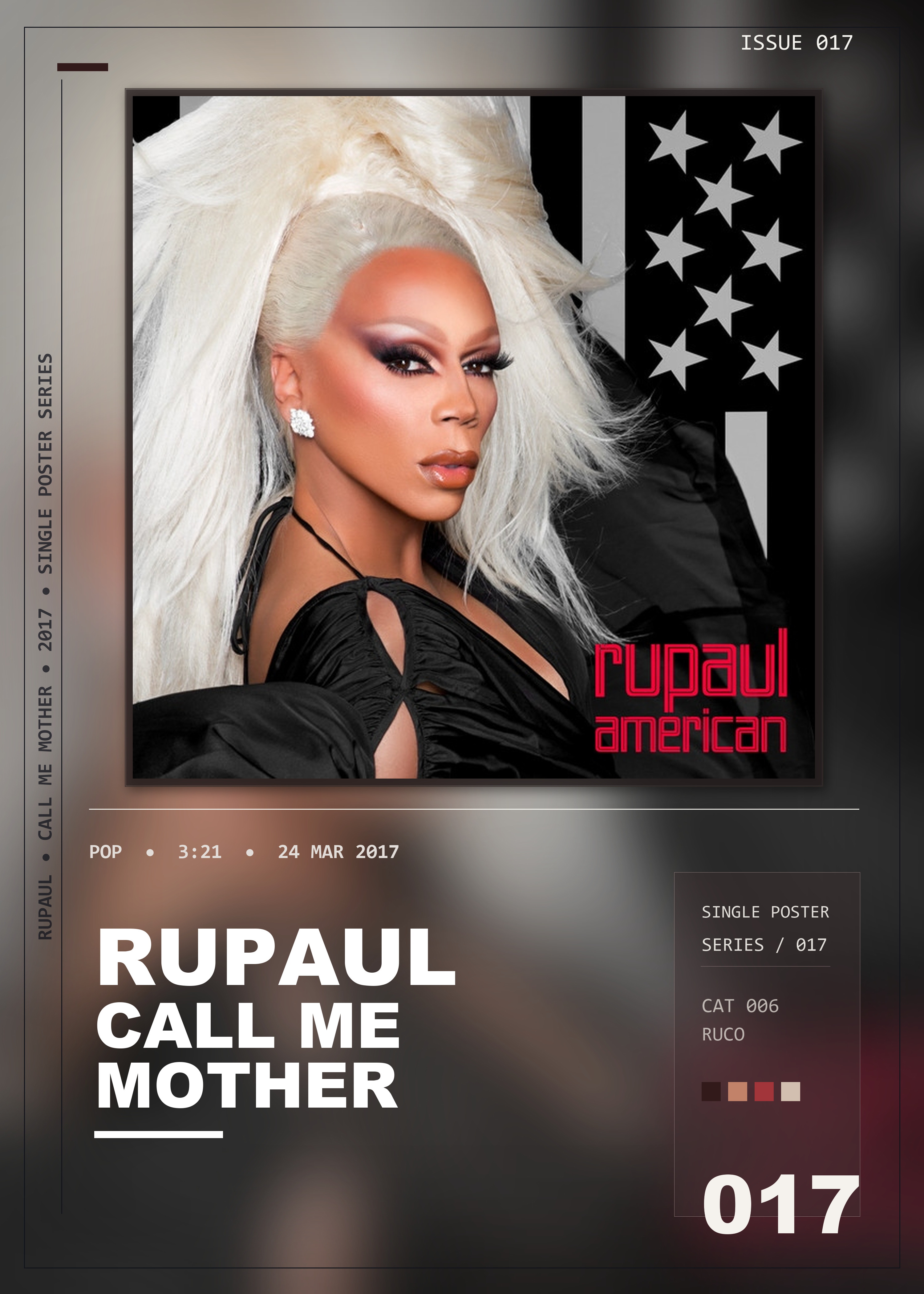 Music poster: RuPaul - Call Me Mother