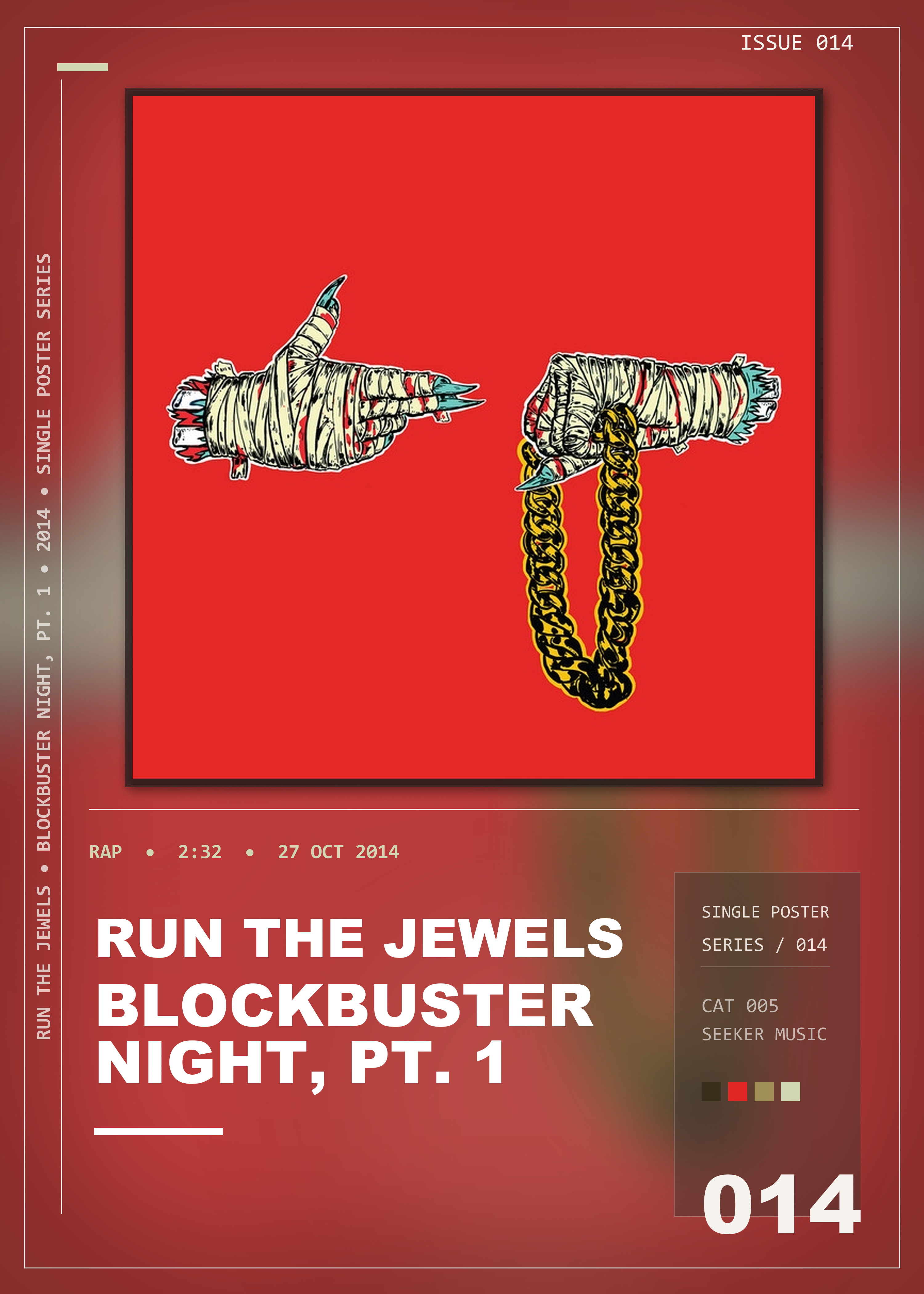 Music poster: Run The Jewels - Blockbuster Night Pt 1